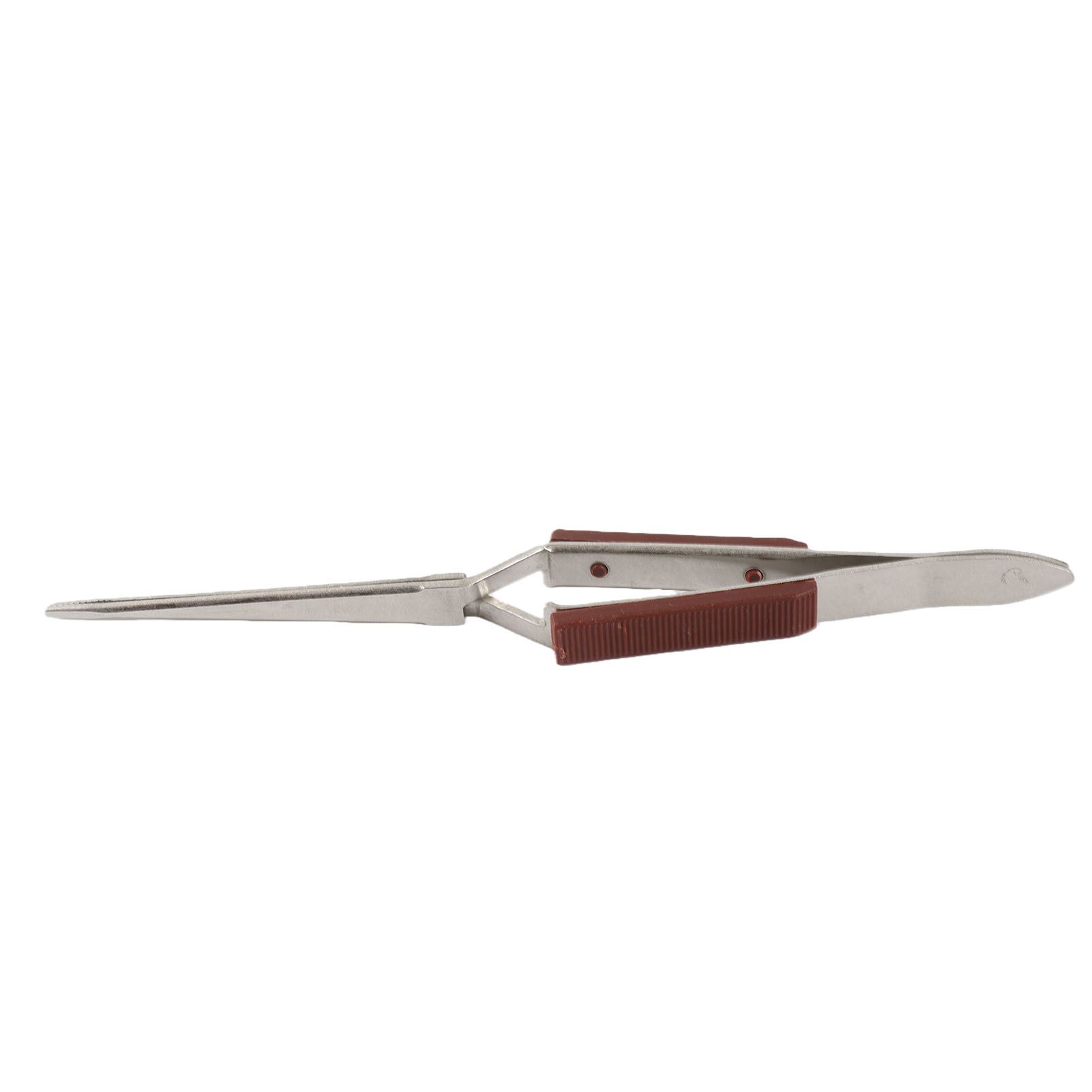 Cross‑Lock Jewelry Screw Tweezer with Handle Stainless Steel Jewelry Making