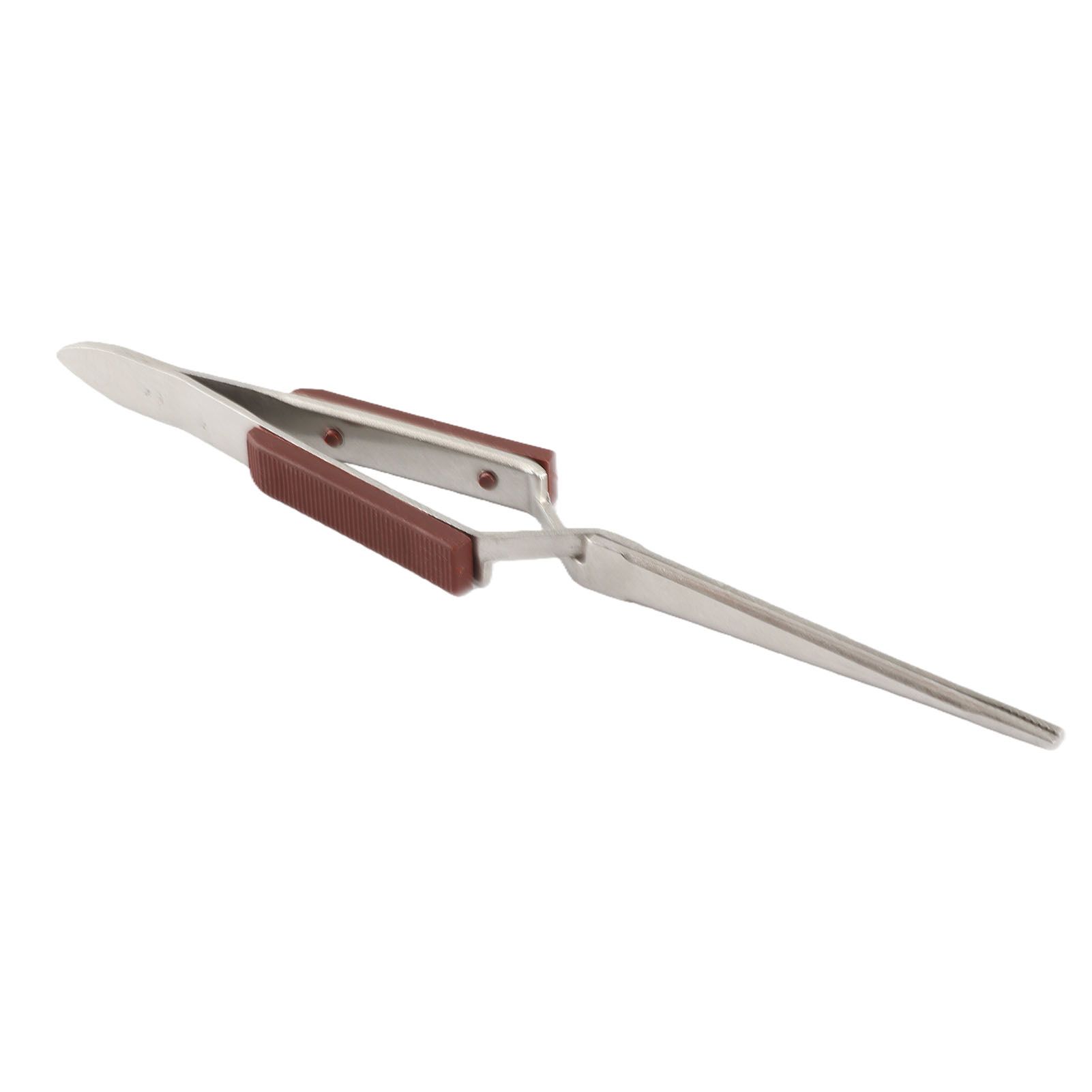 Cross‑Lock Jewelry Screw Tweezer with Handle Stainless Steel Jewelry Making view 4