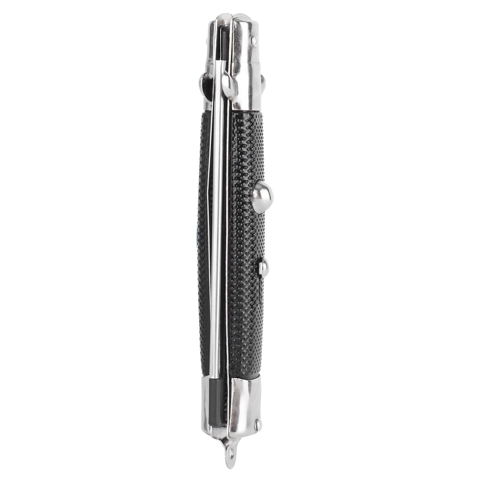 Man's Spring Pocket Oil Hair Comb Folding Automatic Push Button Hair Brush view 3