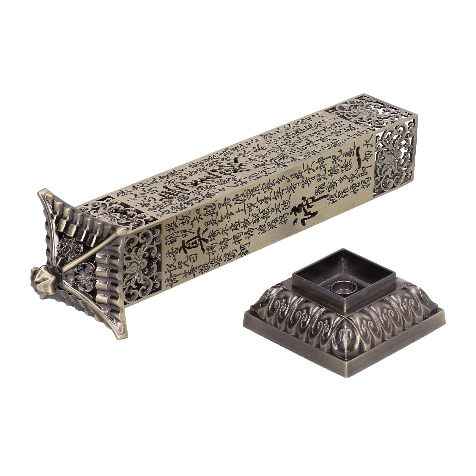 Antique Standing Incense Holder Incense Stick Burner Base for Home Decoration view 9