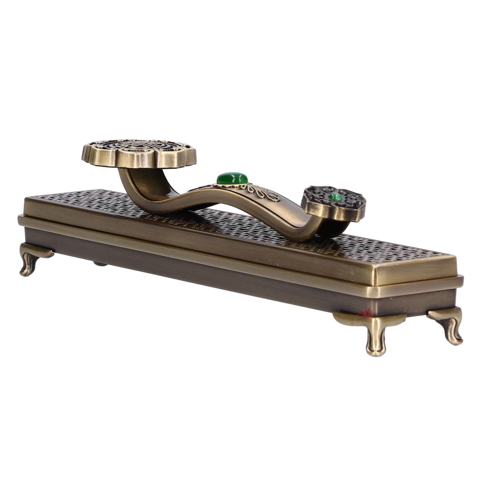 Metal Incense Holder Ruyi Antique Incense Stick Burner for Home Office Yoga
