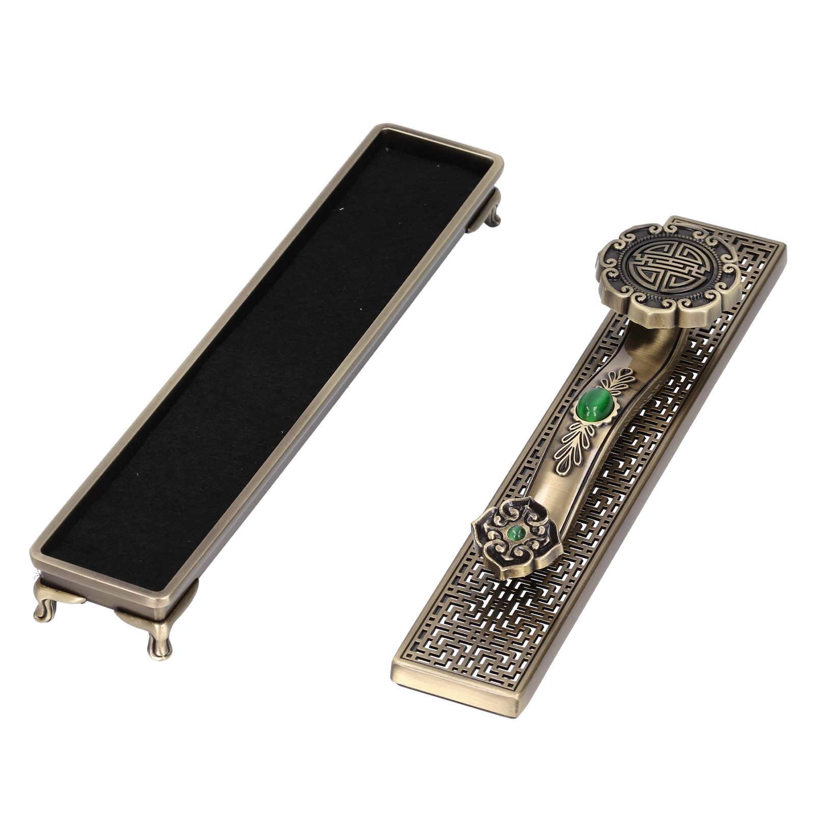 Metal Incense Holder Ruyi Antique Incense Stick Burner for Home Office Yoga view 3