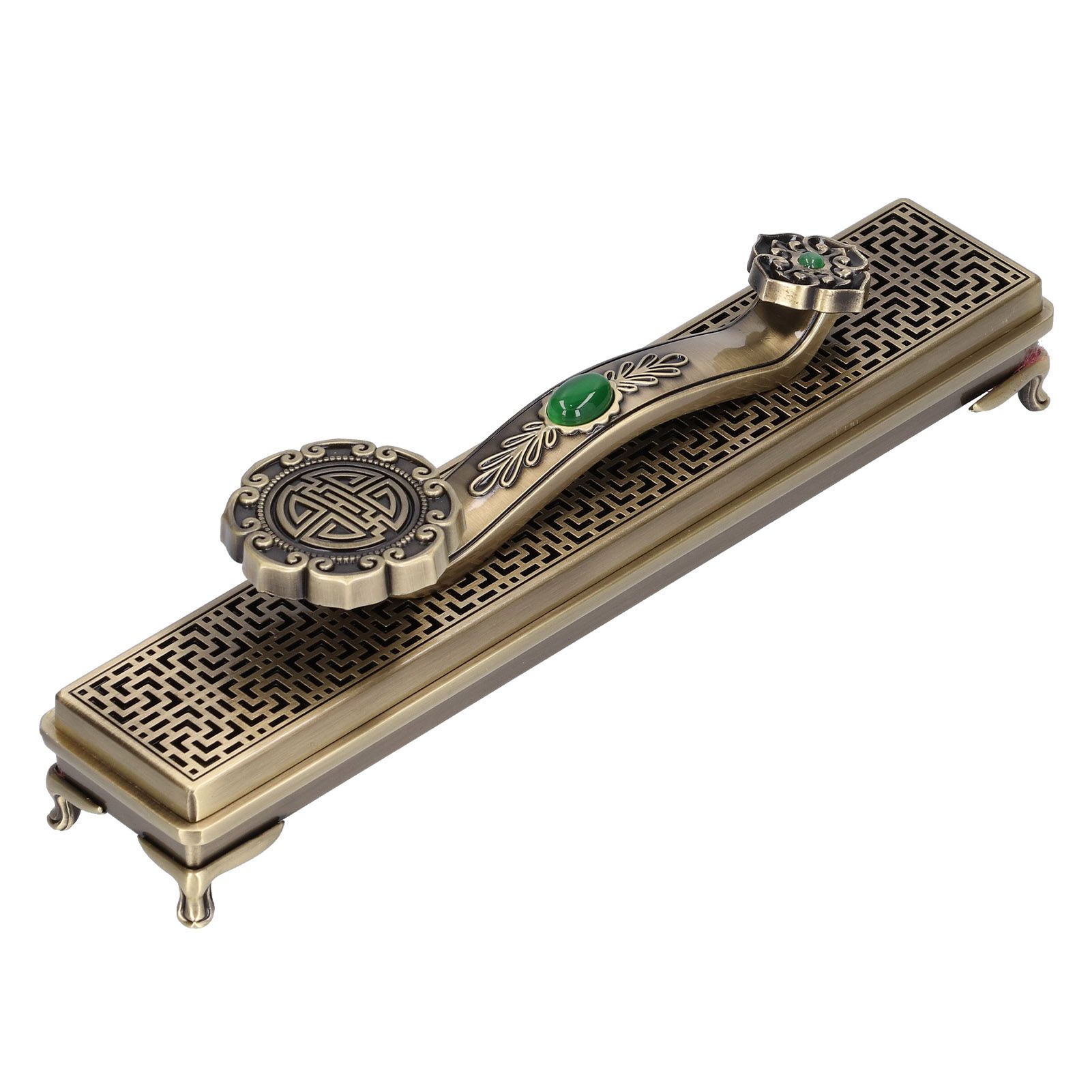 Metal Incense Holder Ruyi Antique Incense Stick Burner for Home Office Yoga view 5