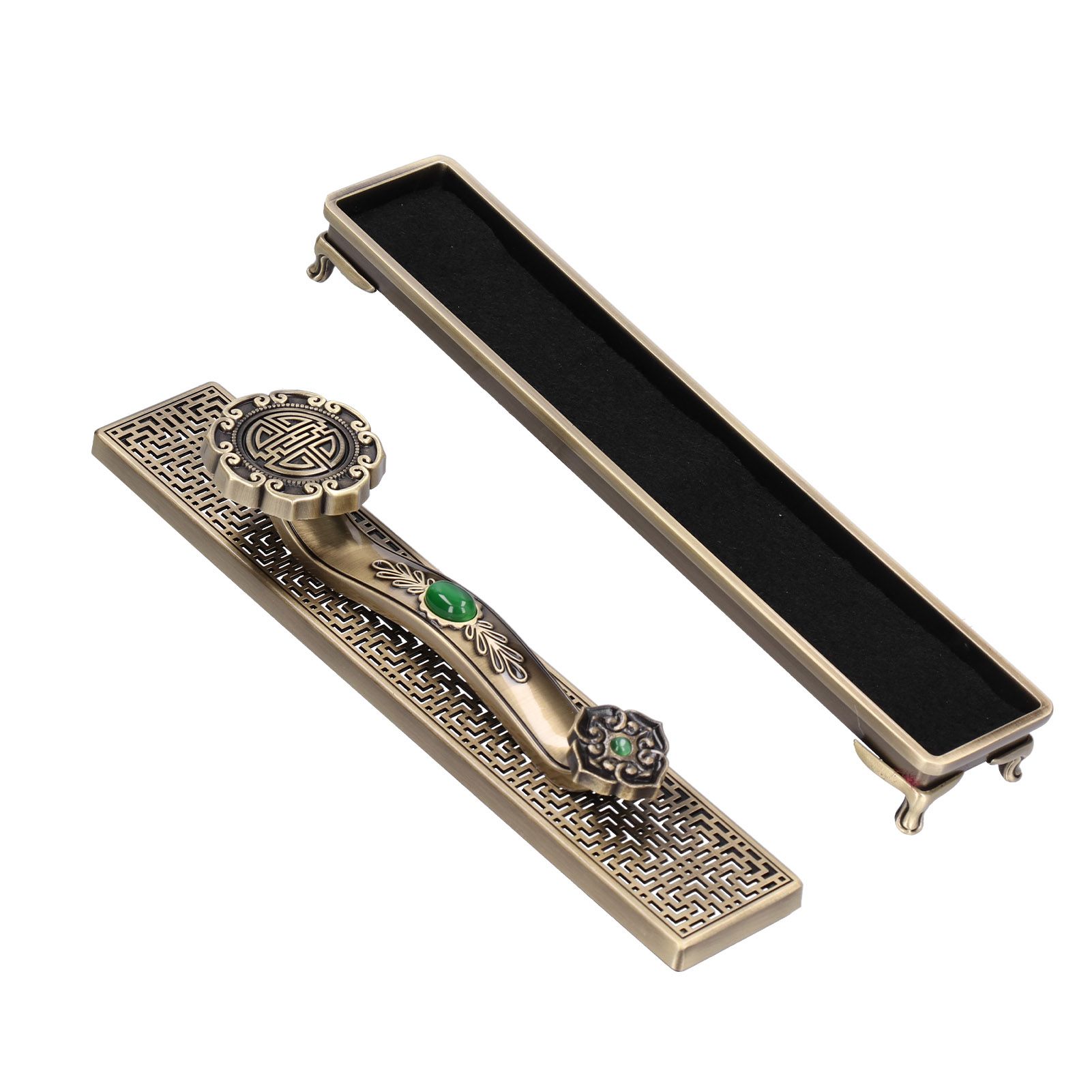 Metal Incense Holder Ruyi Antique Incense Stick Burner for Home Office Yoga view 7