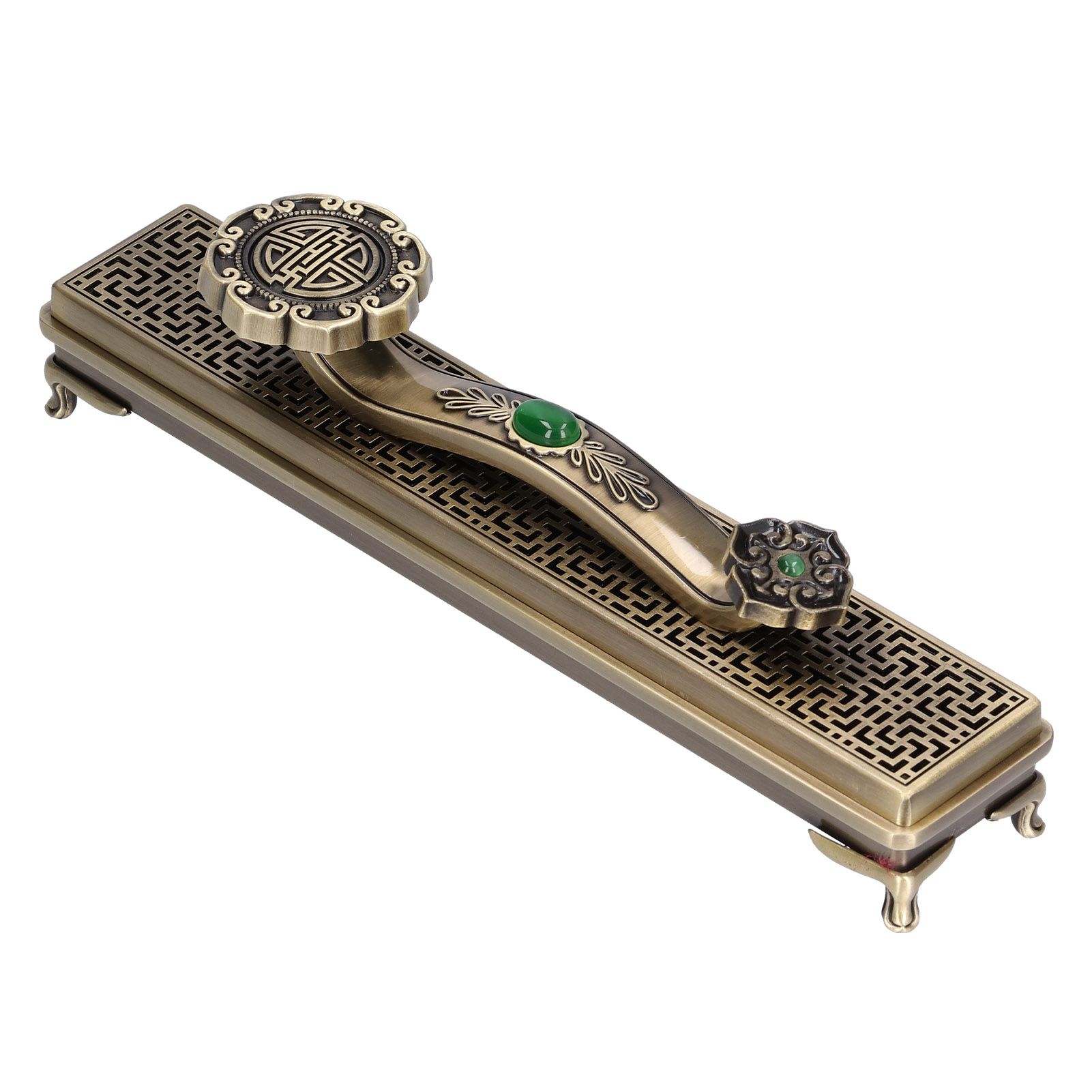 Metal Incense Holder Ruyi Antique Incense Stick Burner for Home Office Yoga view 9