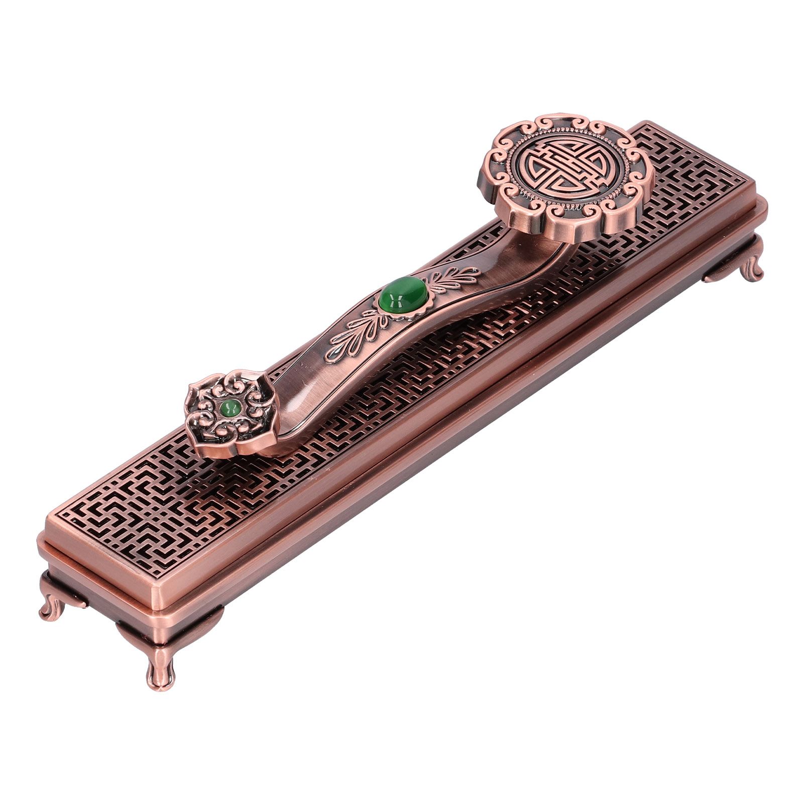 Metal Incense Holder Ruyi Antique Incense Stick Burner for Home Office Yoga view 2