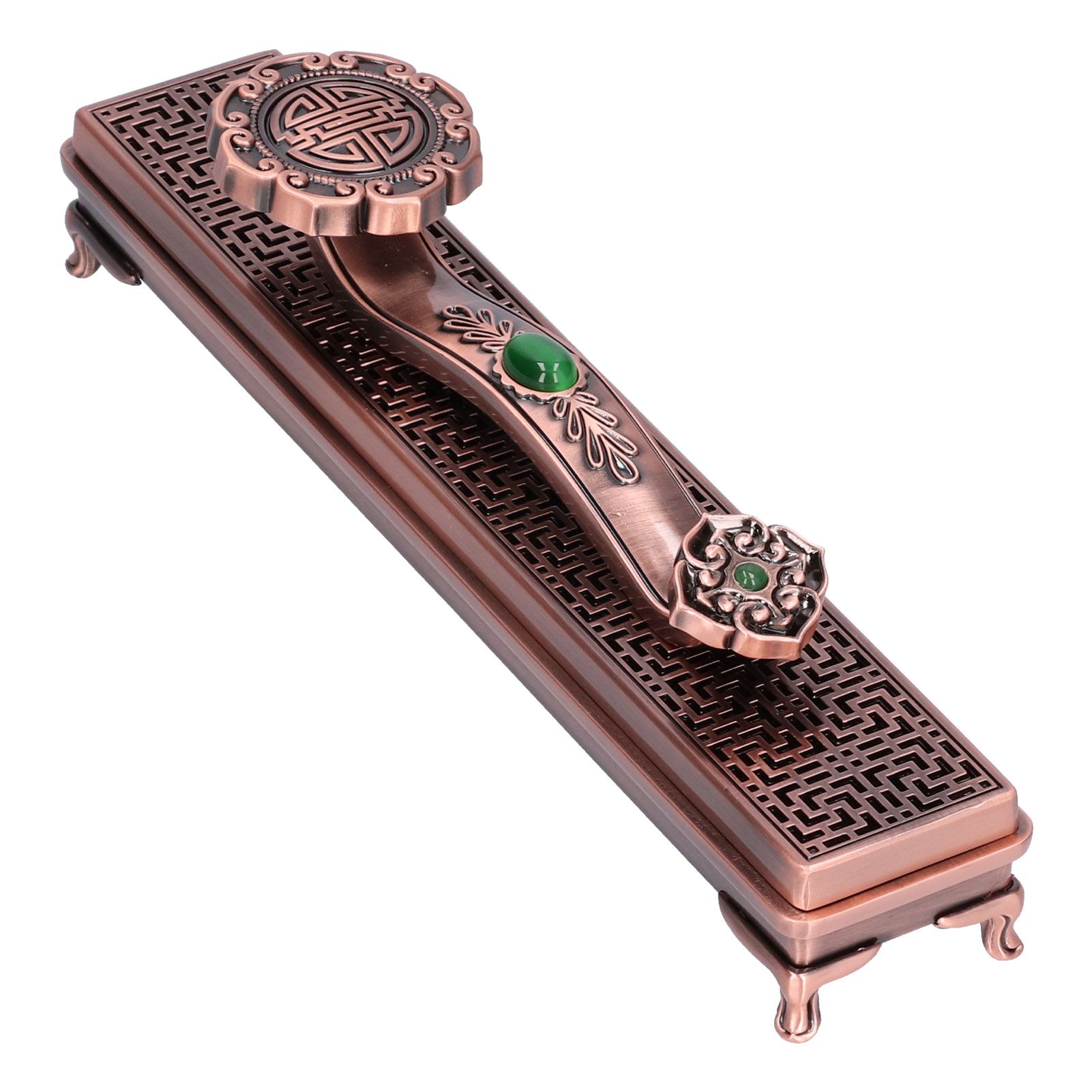 Metal Incense Holder Ruyi Antique Incense Stick Burner for Home Office Yoga view 4