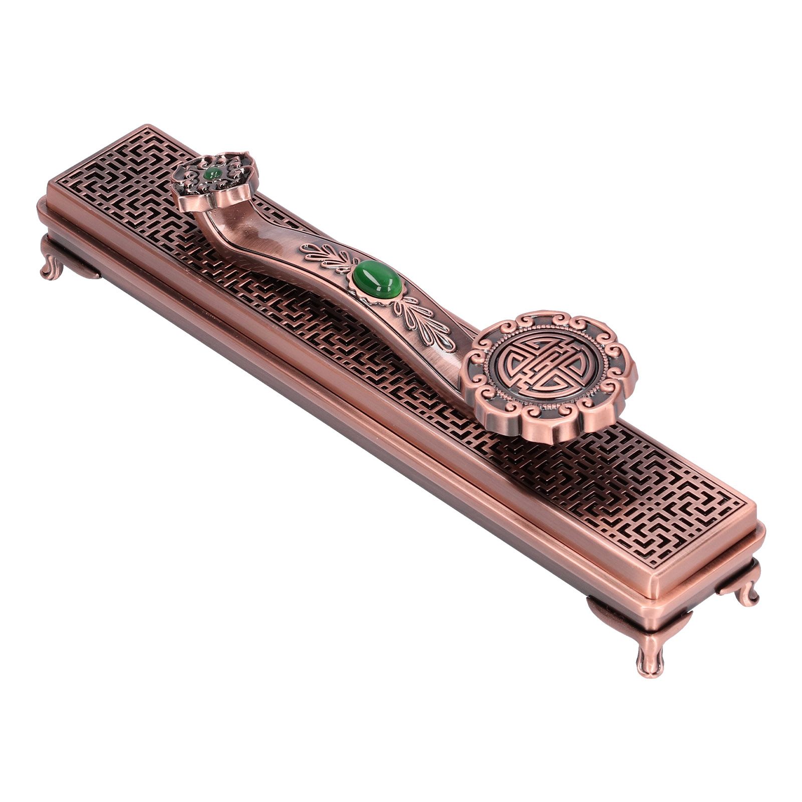 Metal Incense Holder Ruyi Antique Incense Stick Burner for Home Office Yoga view 6