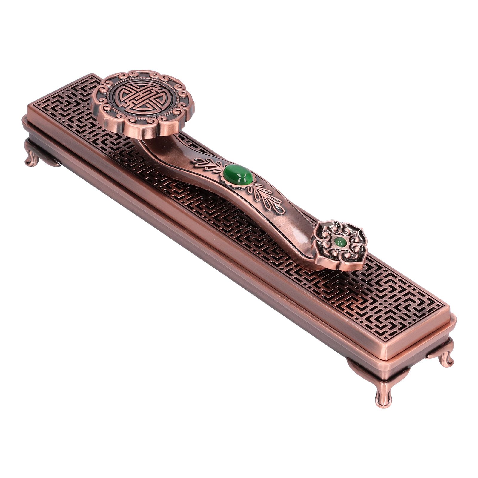 Metal Incense Holder Ruyi Antique Incense Stick Burner for Home Office Yoga view 9