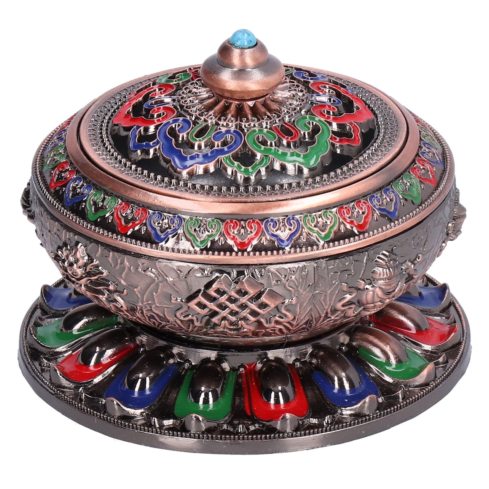 Vintage Incense Burner Copper Alloy Incense Holder for Living Room Tea view 5