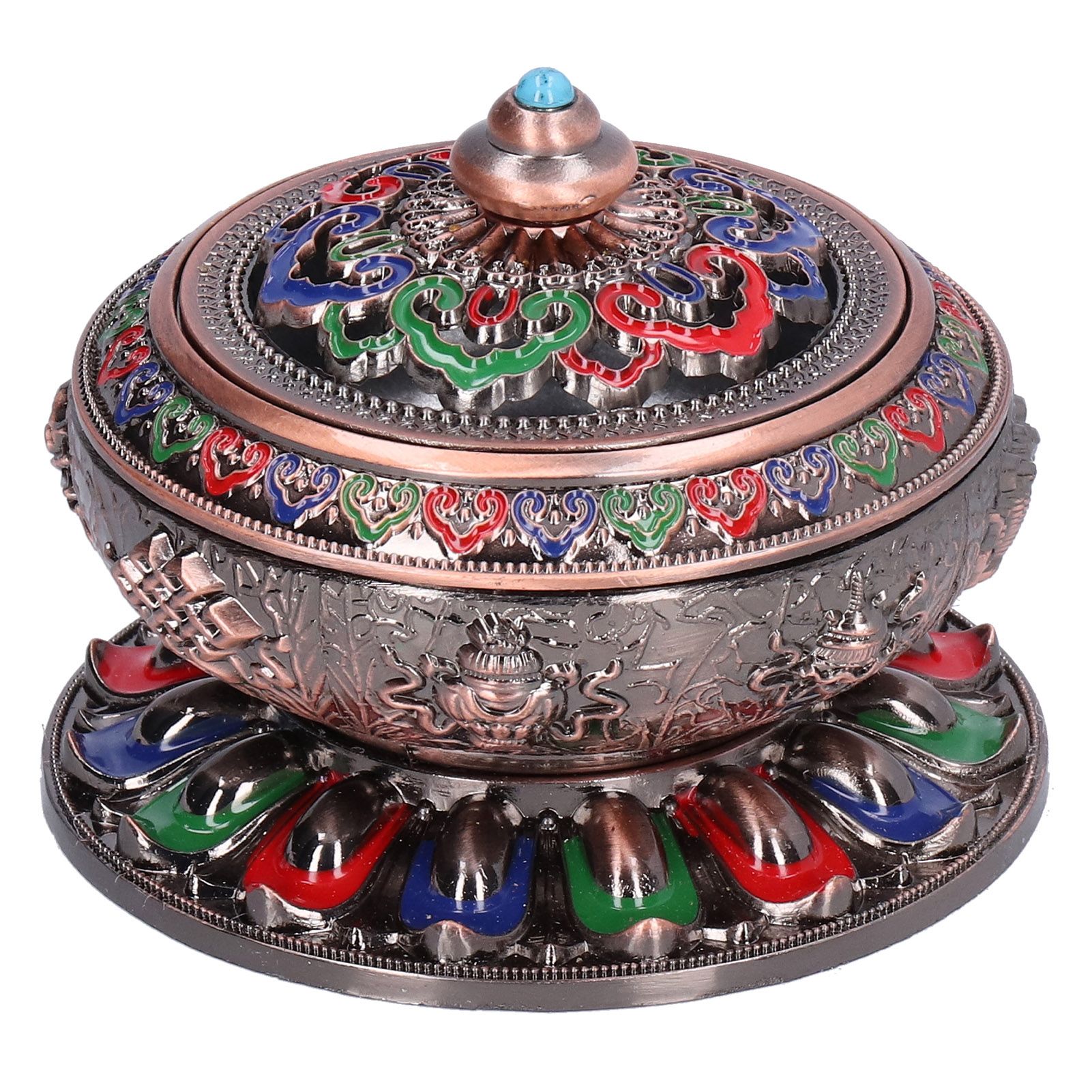 Vintage Incense Burner Copper Alloy Incense Holder for Living Room Tea view 6