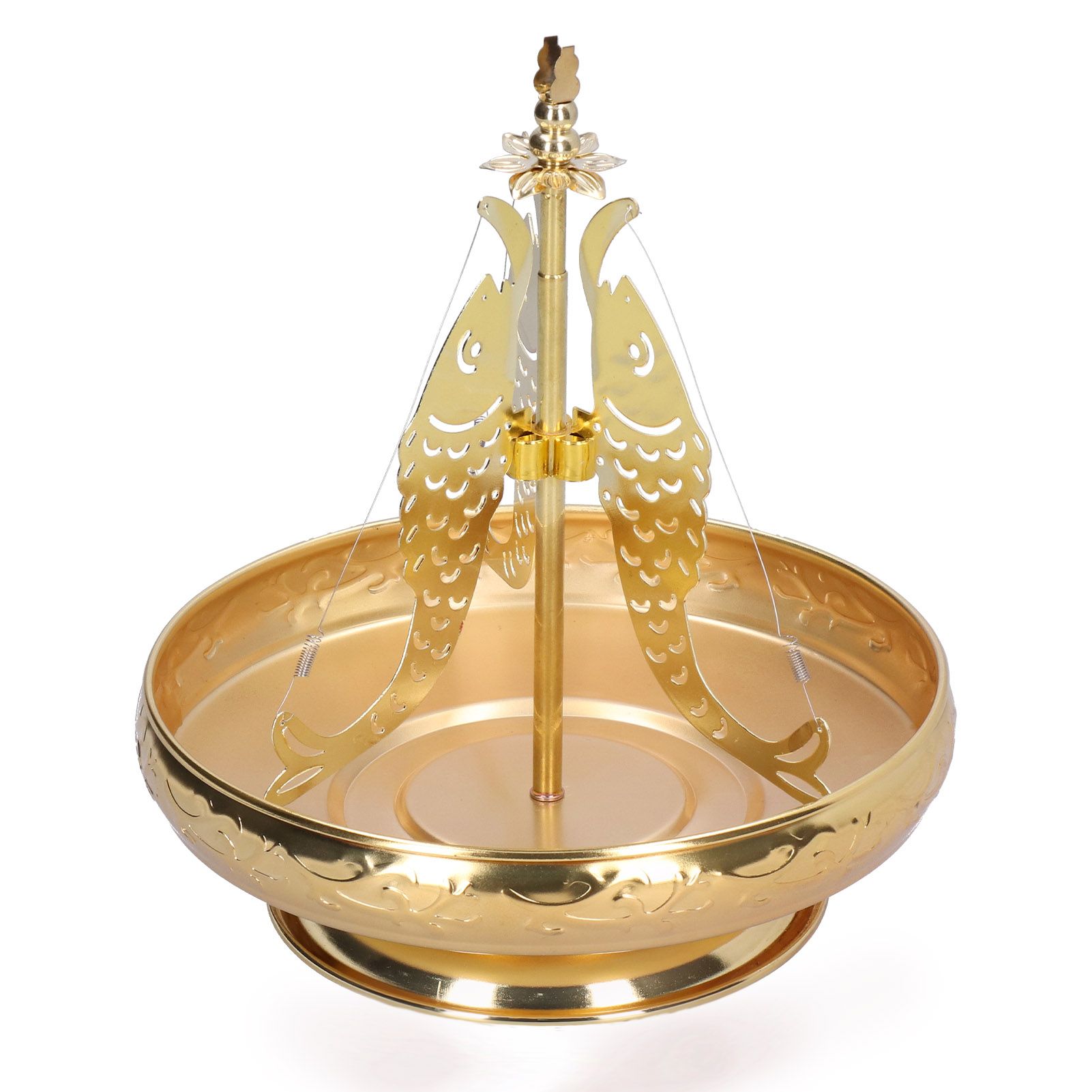 Incense Coil Holder Stainless Steel Gold Mosquito Coil Holder Incense Holder view 3