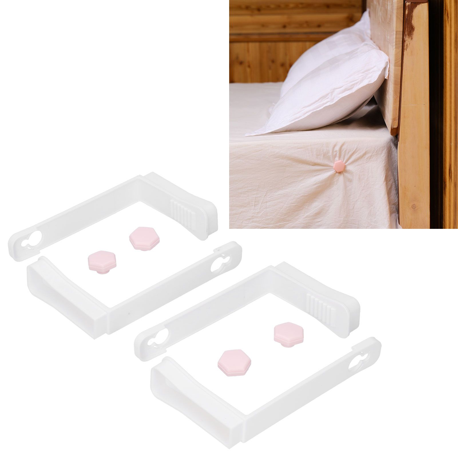 4pcs Bed Sheet Clip Non Slip Bed Sheet Holder for Corners Mattresses Home view 11