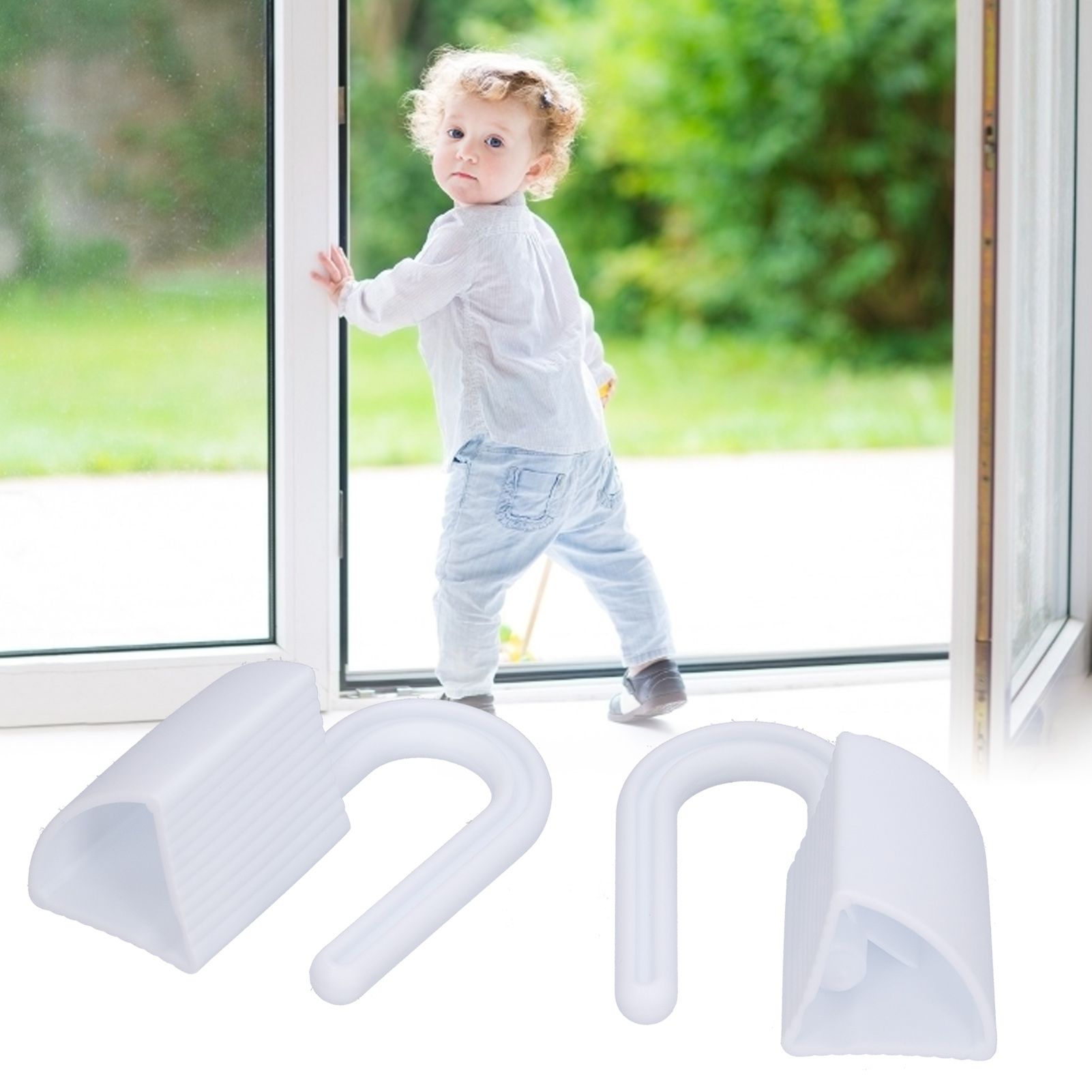Door Stopper Door Pinch Guards Finger Pinch Protectors for Child Safety view 12