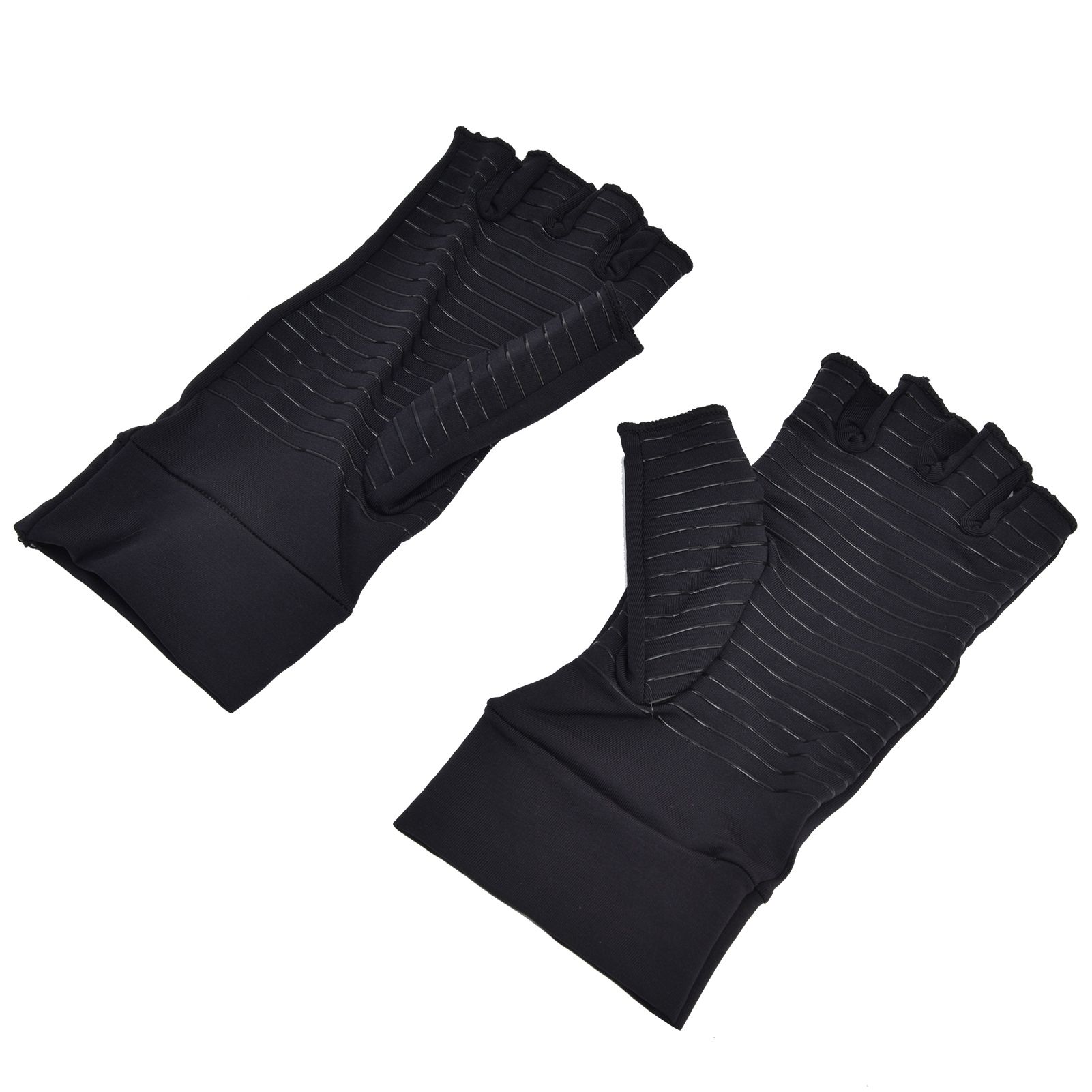 Copper Arthritis Compression Gloves Pain Relieving Half Finger Recovery Gloves view 4