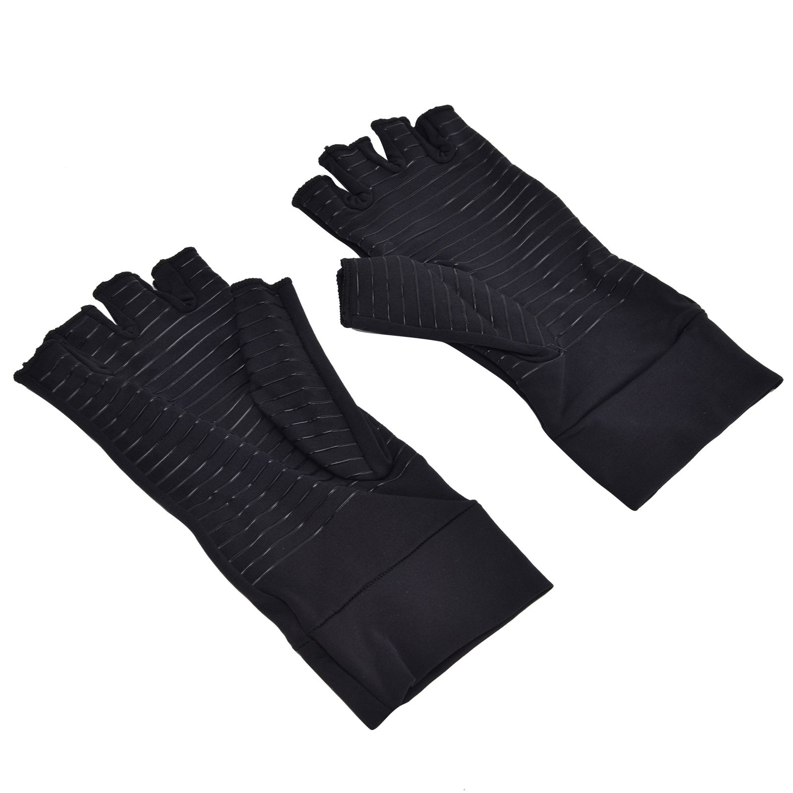 Copper Arthritis Compression Gloves Pain Relieving Half Finger Recovery Gloves view 5