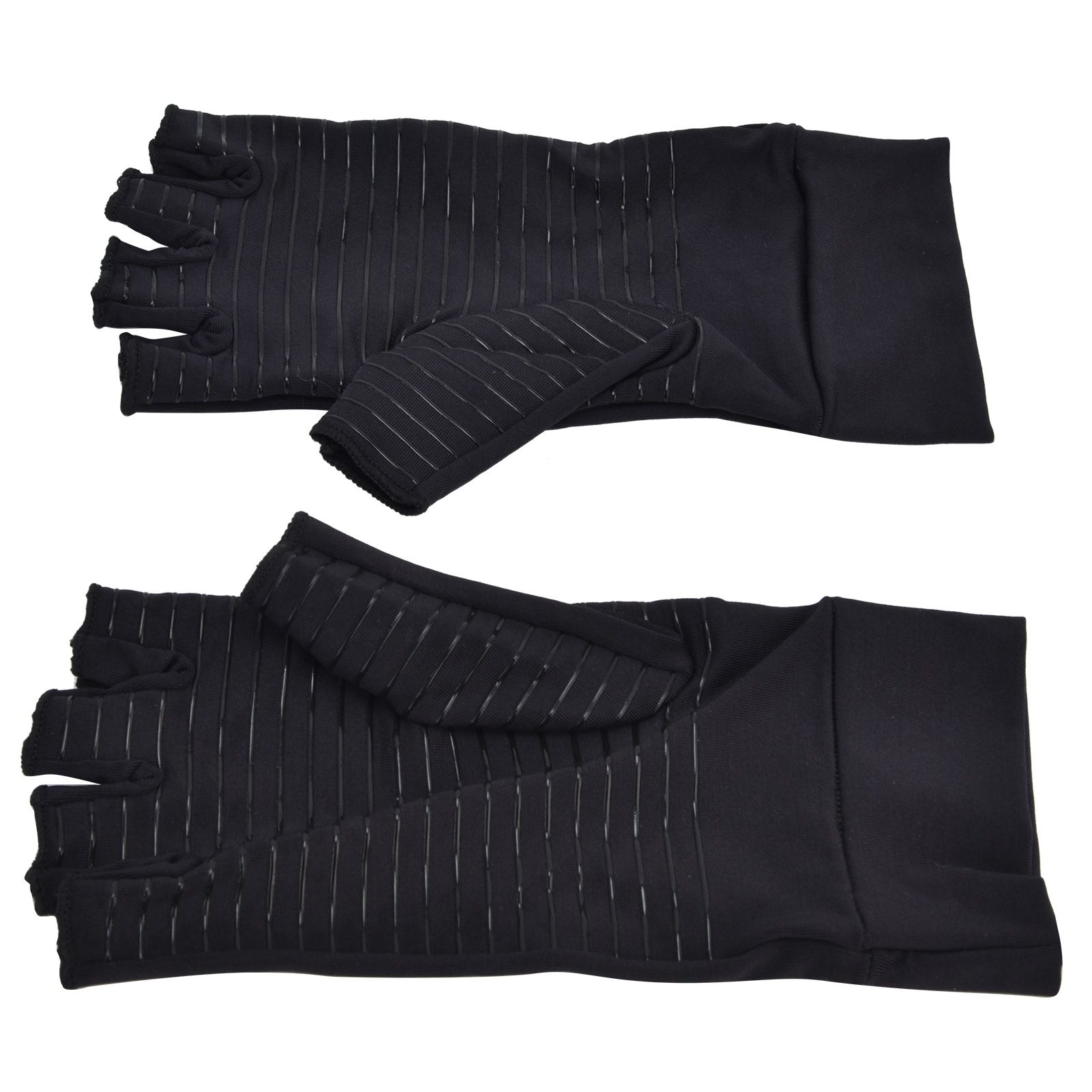 Copper Arthritis Compression Gloves Pain Relieving Half Finger Recovery Gloves view 6
