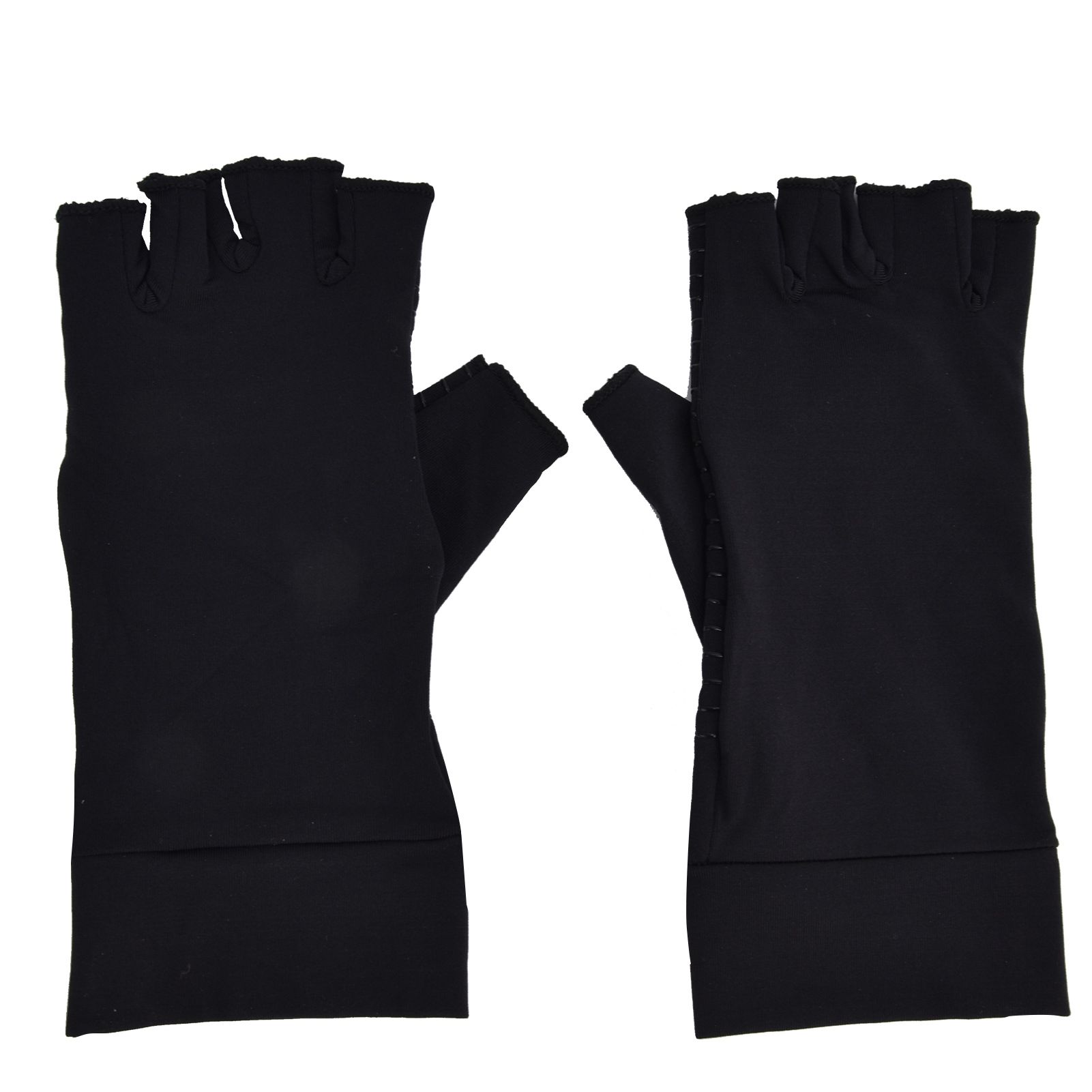 Copper Arthritis Compression Gloves Pain Relieving Half Finger Recovery Gloves view 9