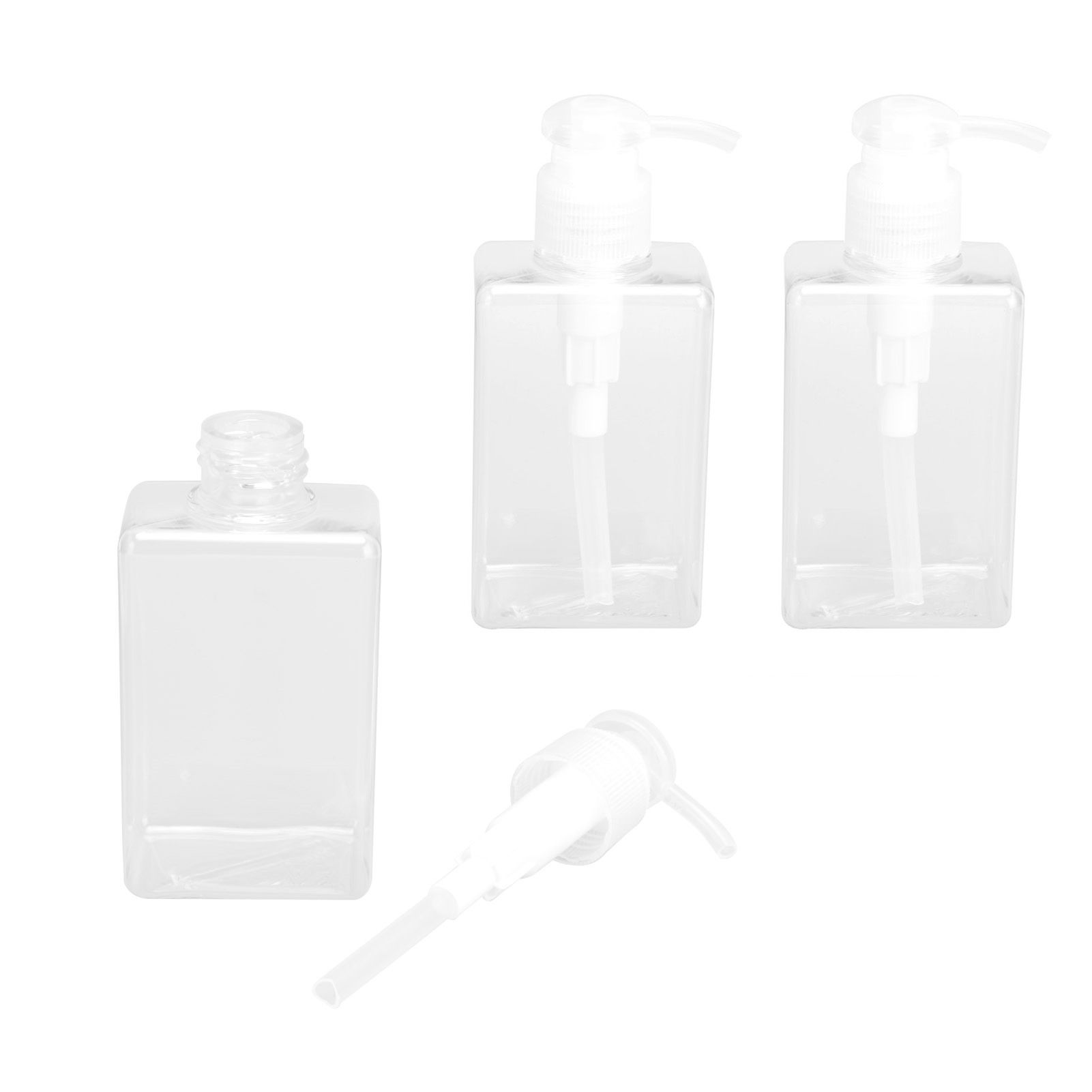 3PCS 150ml Pump Bottles Empty Liquid Hand Soap Containers Plastic Press view 8