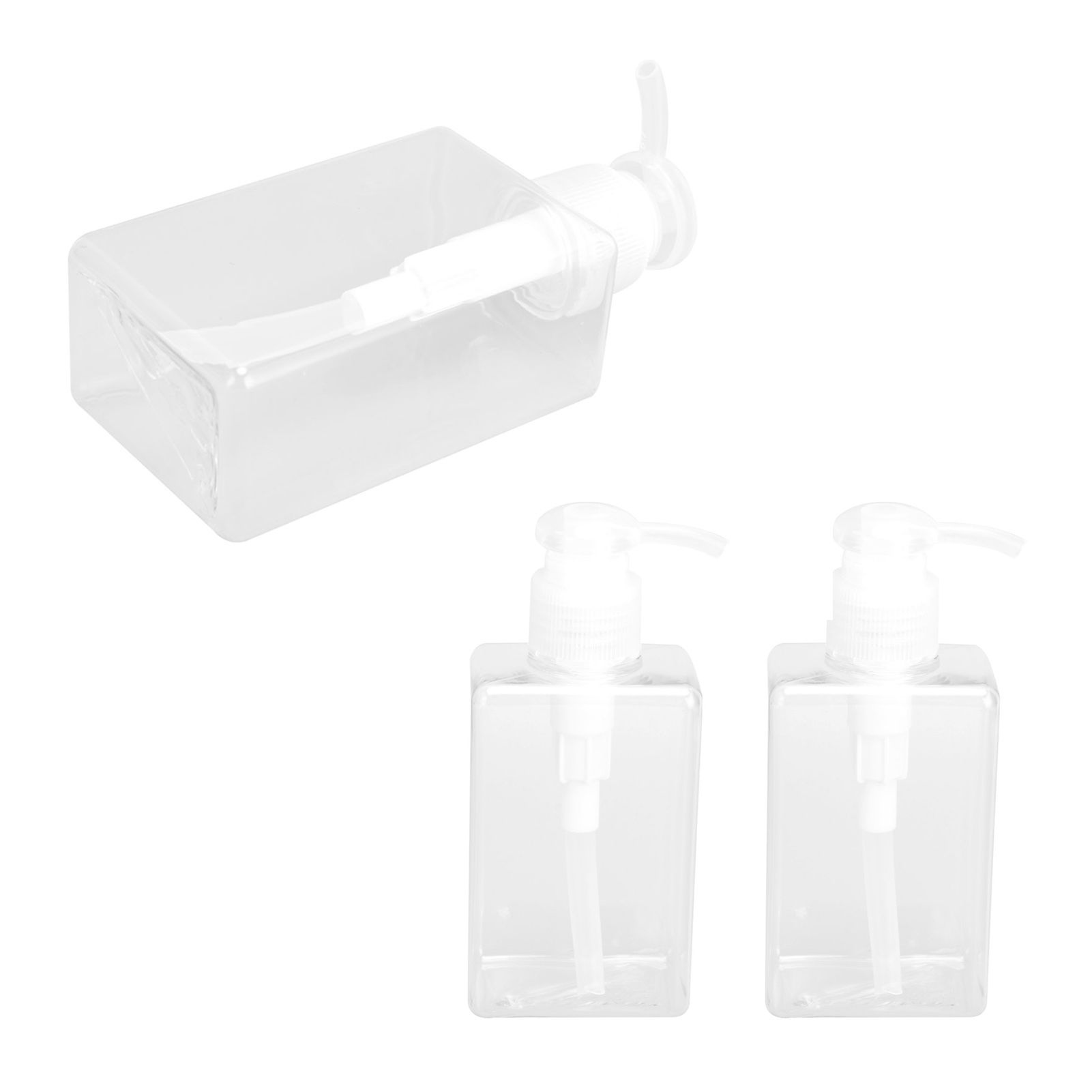 3PCS 150ml Pump Bottles Empty Liquid Hand Soap Containers Plastic Press view 9