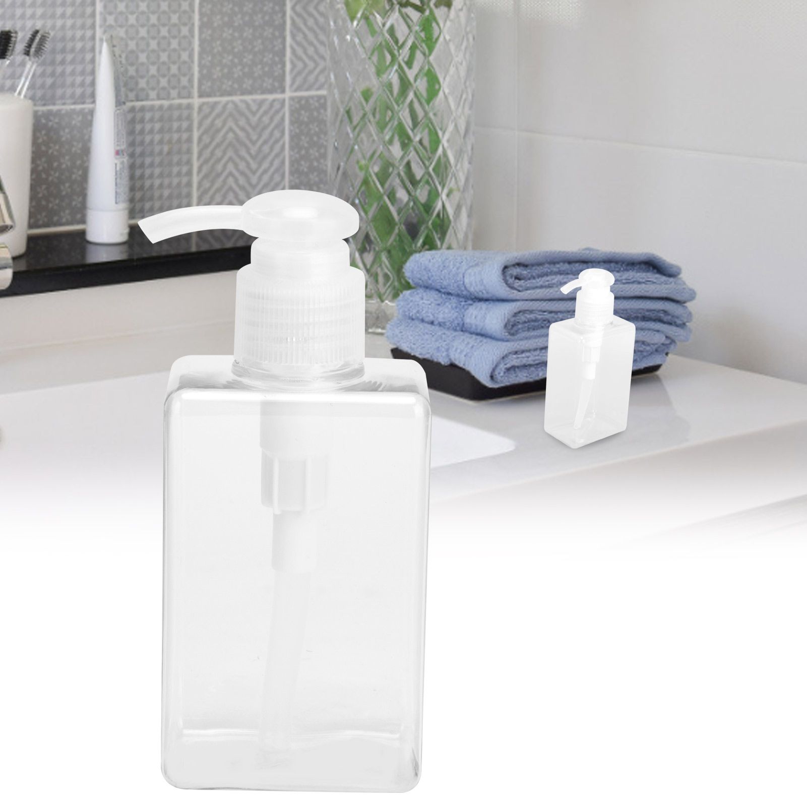 3PCS 150ml Pump Bottles Empty Liquid Hand Soap Containers Plastic Press view 11