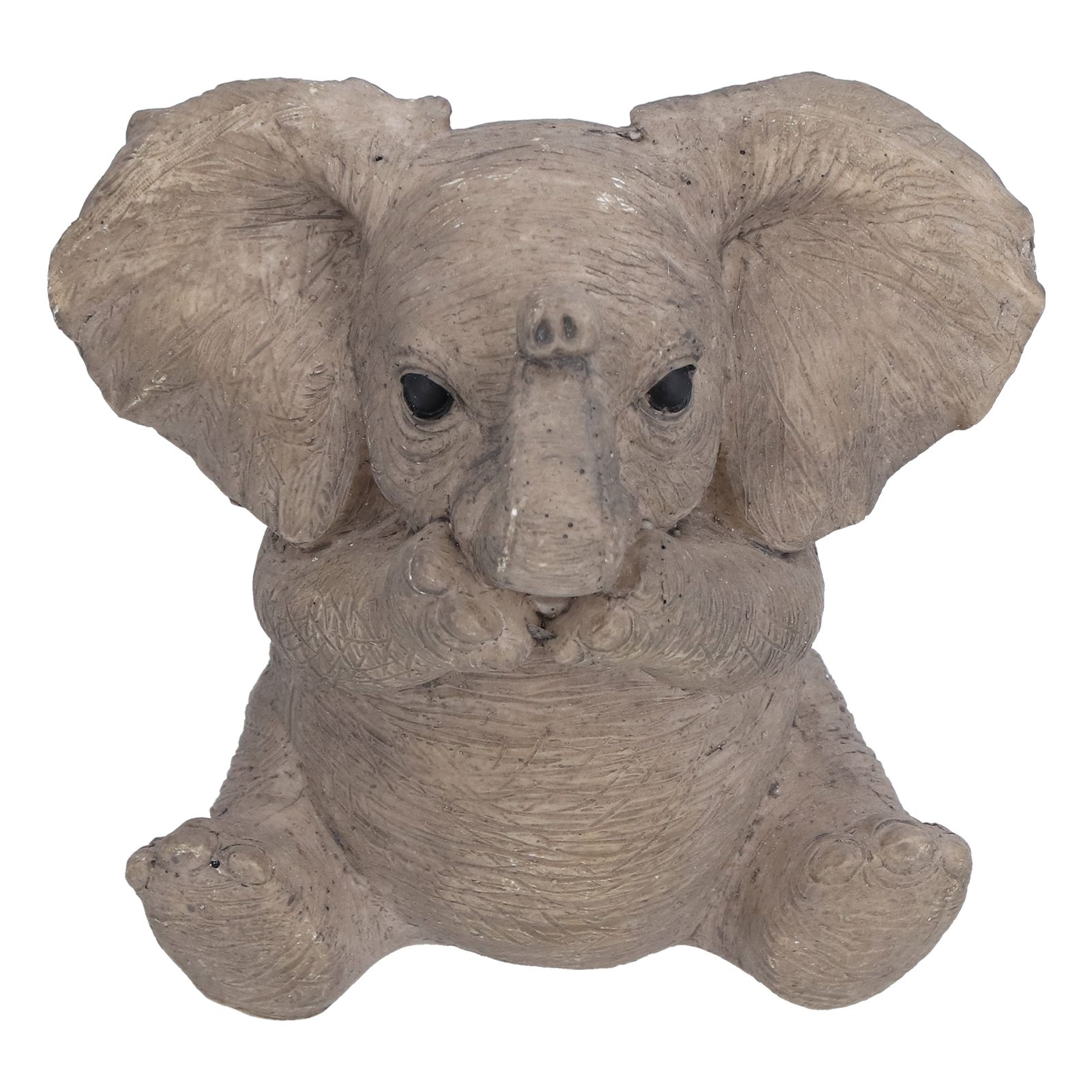 Resin Elephant Statue Crafts Cute Elephant Ornament Home Decoration for Living view 7