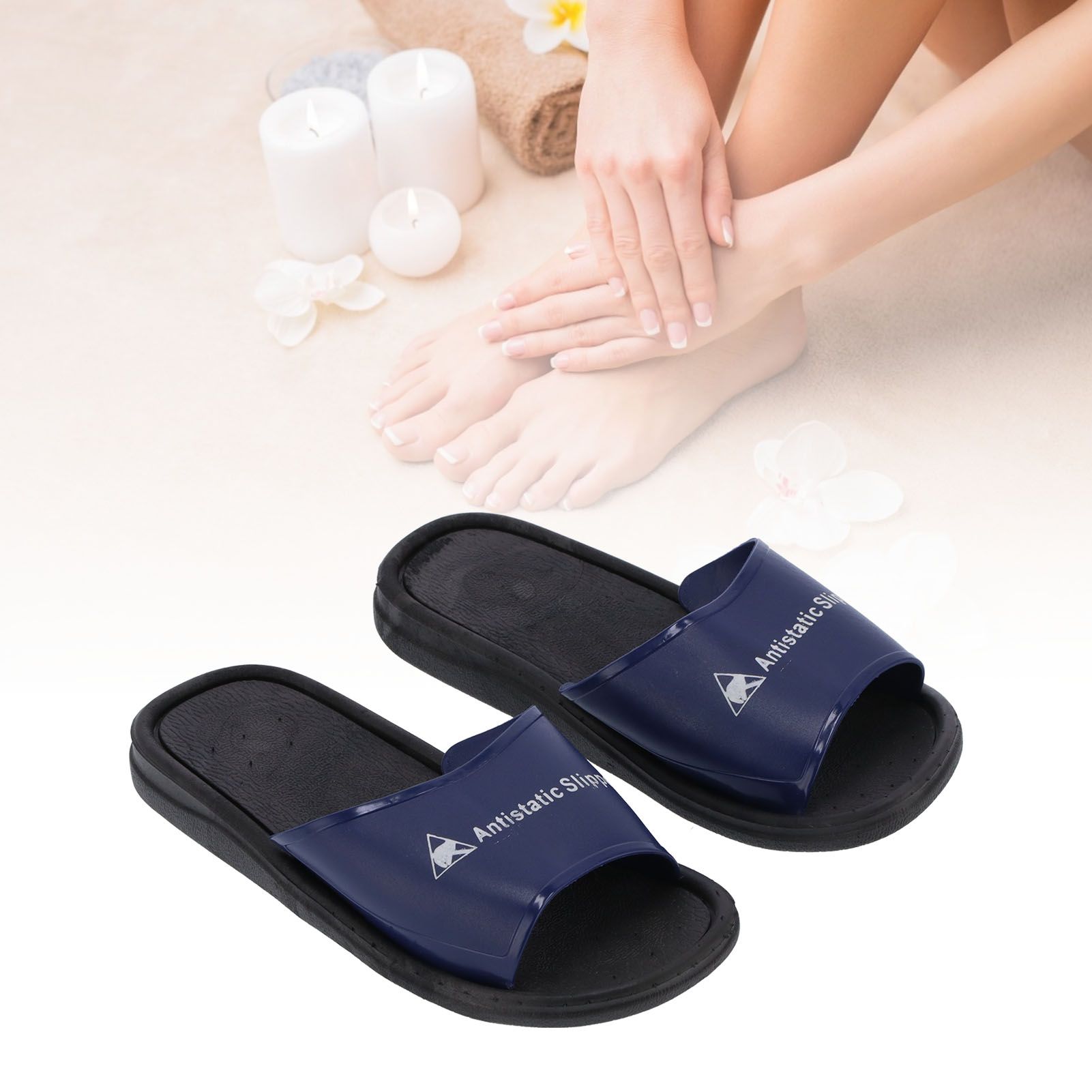 AntiStatic PVC Slippers DustProof Working Sandals Shoes for Home Bathroom view 12