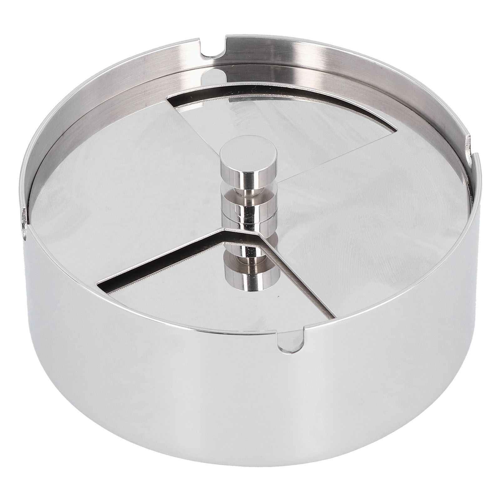 Ashtray Outdoor Thickened Stainless Steel Windproof Rotating Cover Design view 9