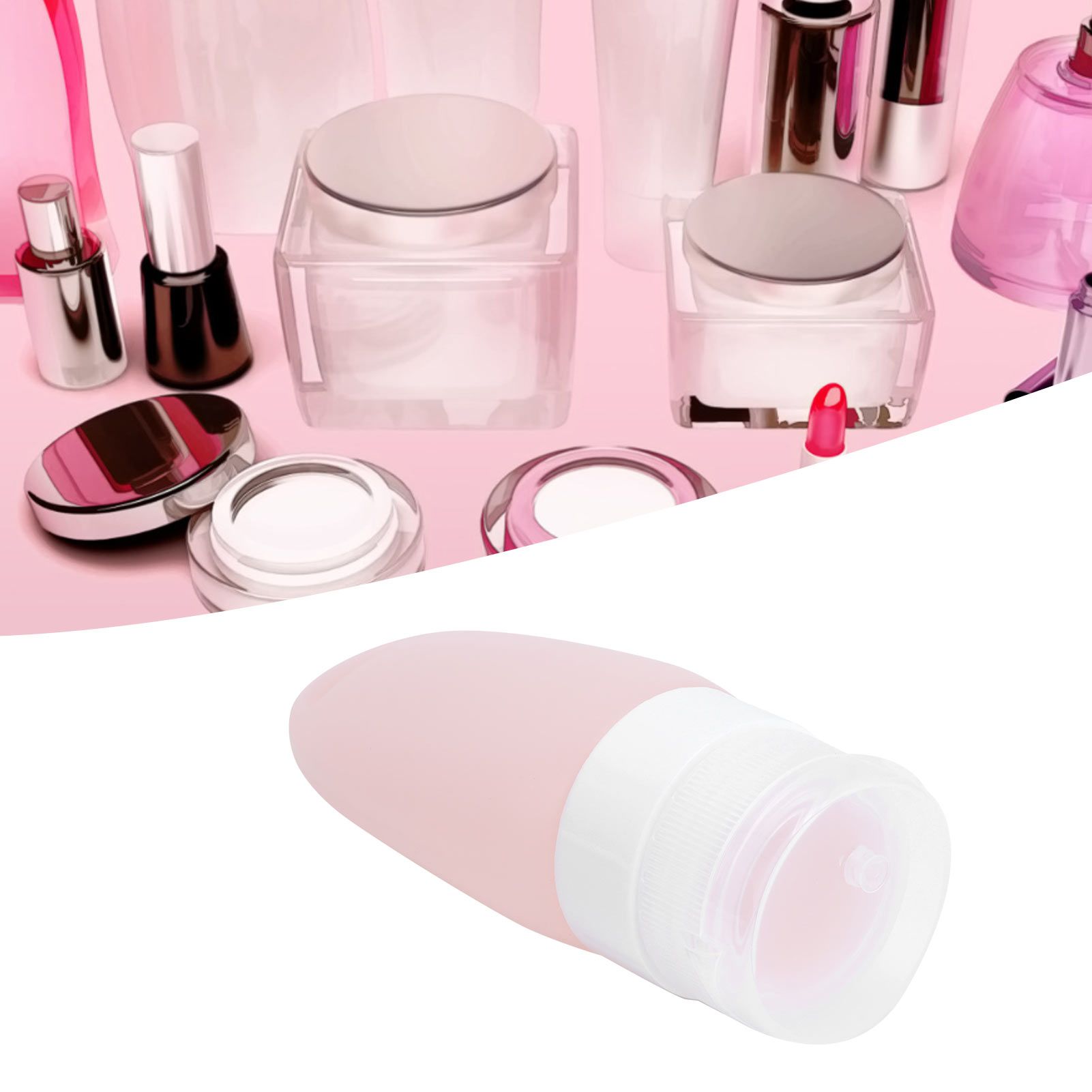 Silicone Bottle Portable Empty Shampoo Lotion Bottle Container for Outdoor view 11