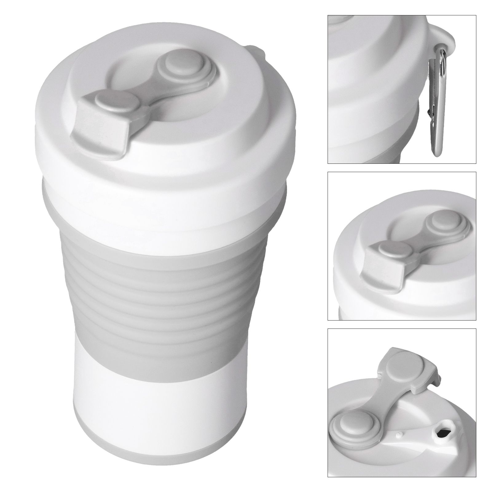 Collapsible Travel Cup Portable Silicone Folding Cup Expandable Drinking Cup view 4