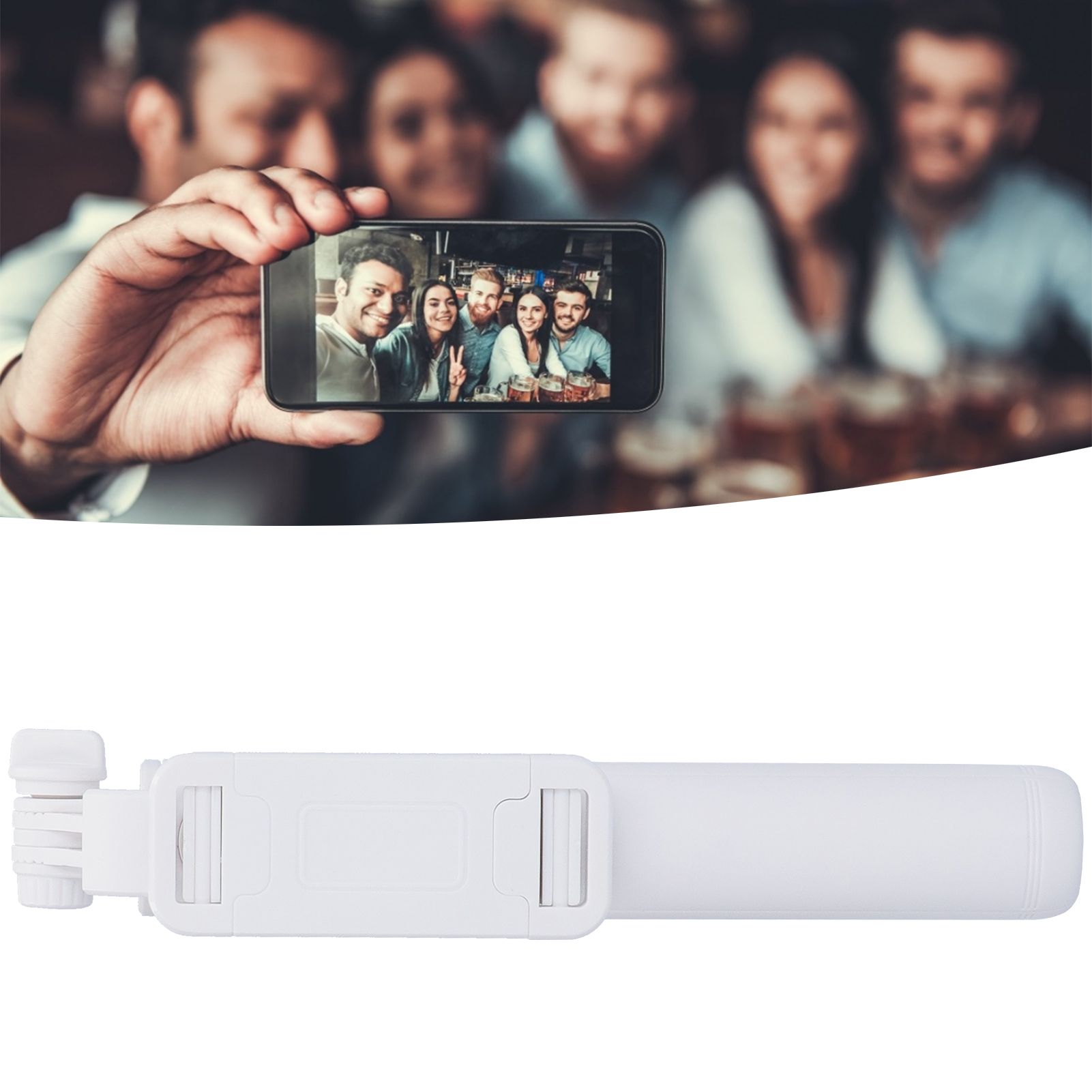 101cm/39.8in Multi Function Tripod Selfie Stick Rotating Bluetooth Selfie view 11