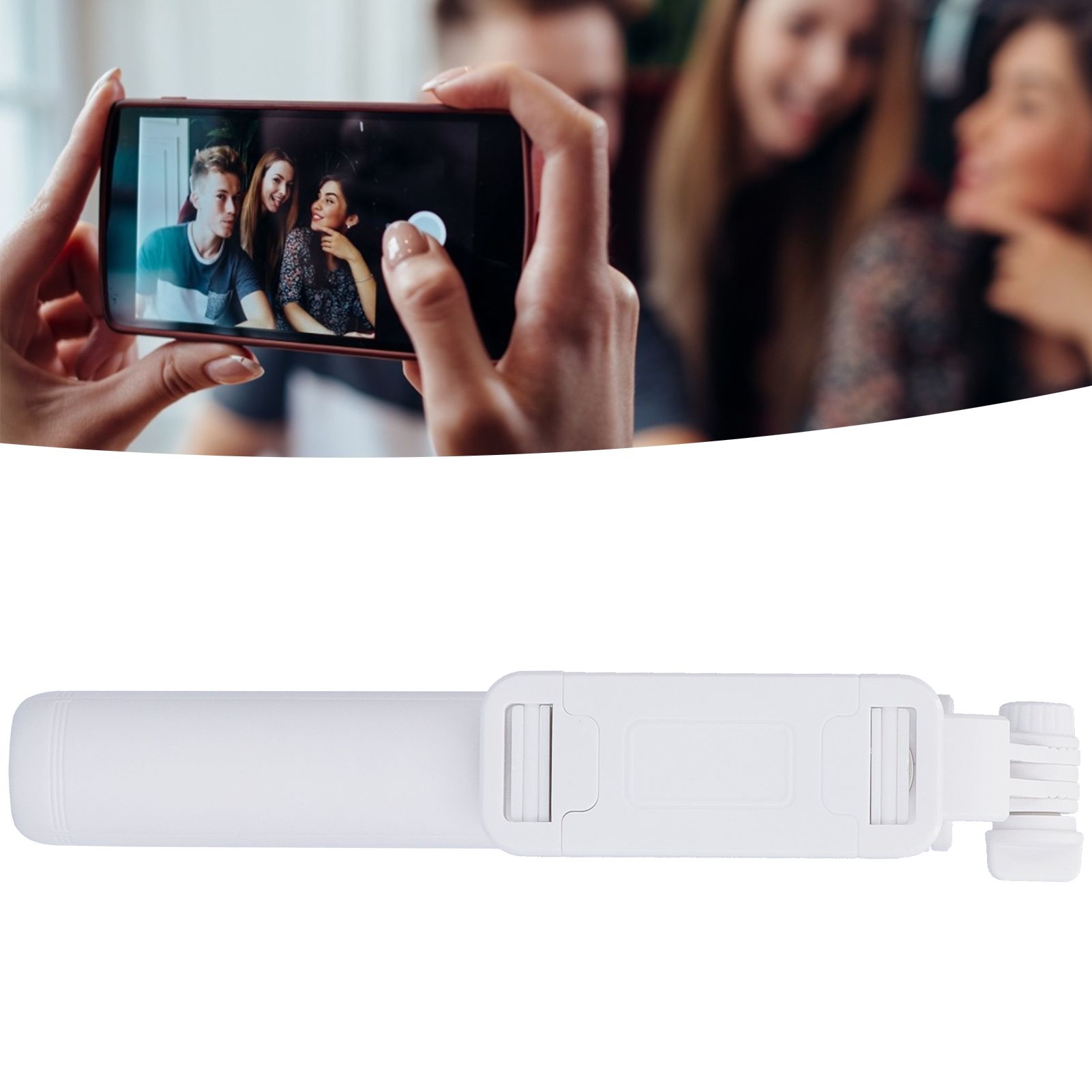101cm/39.8in Multi Function Tripod Selfie Stick Rotating Bluetooth Selfie view 12