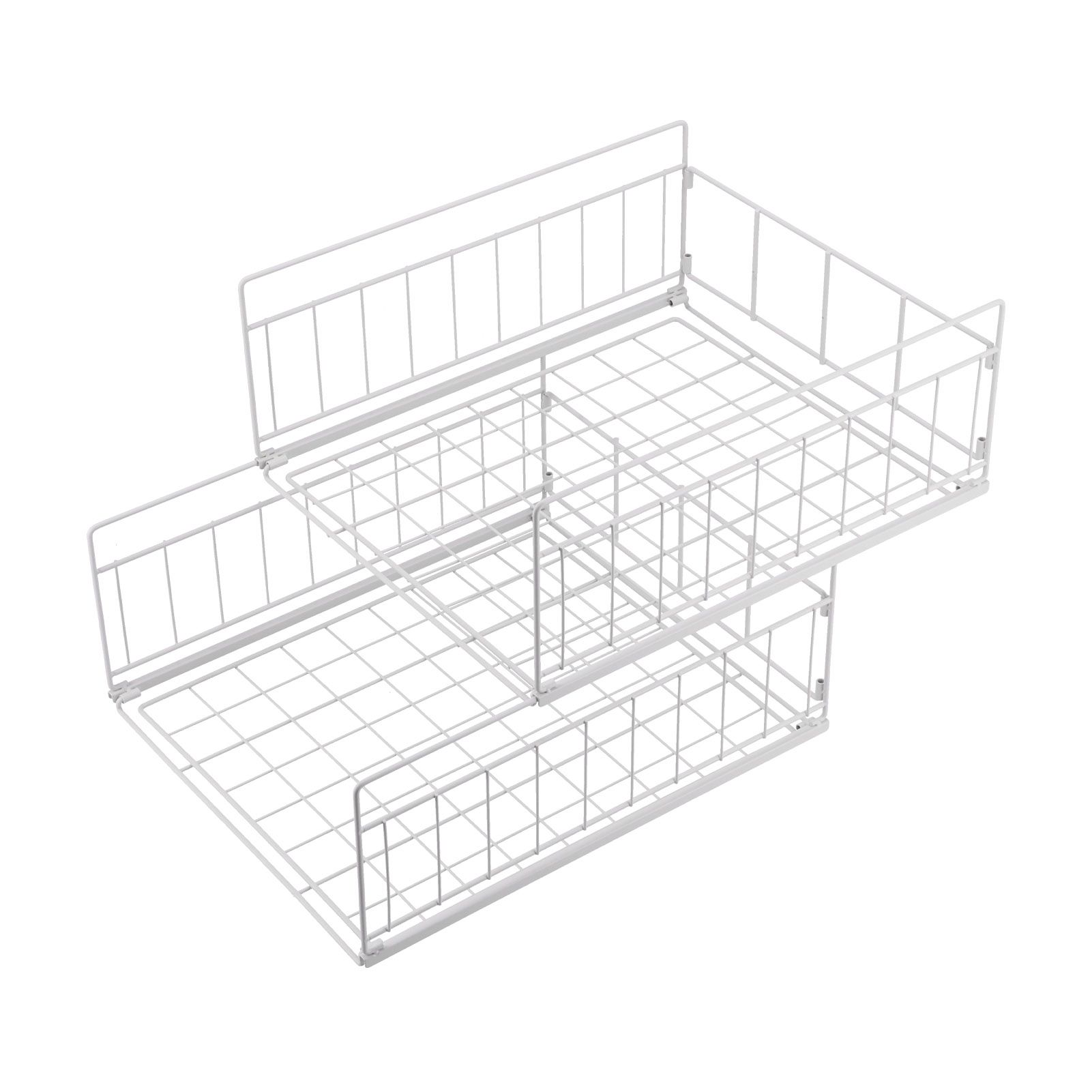 Kitchen Storage Shelf Detachable Wardrobe Dish Drying Rack Shelf Tableware view 4