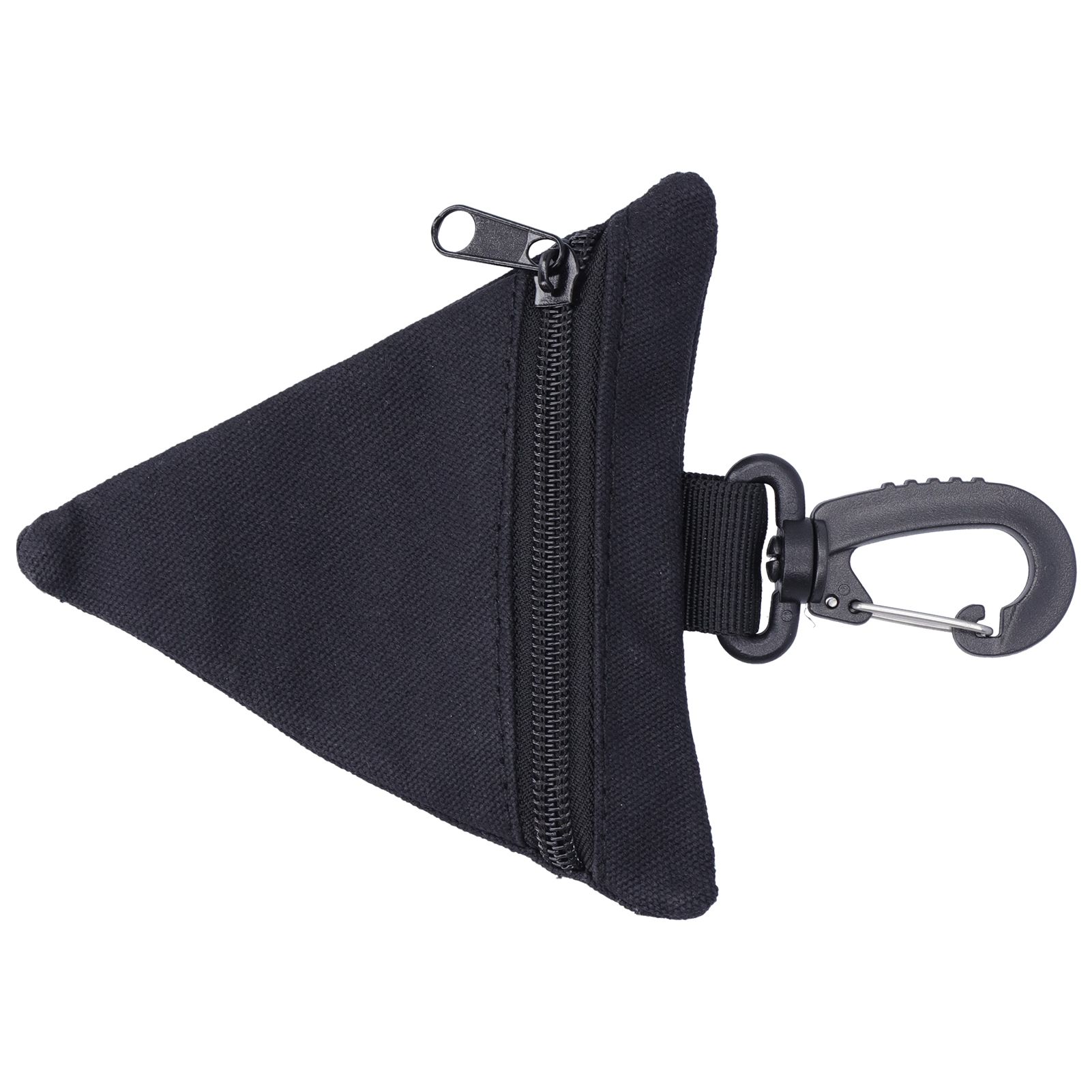 Portable Coin Purse Oxford Cloth Outdoor Triangular Money Key Storage Waist view 3