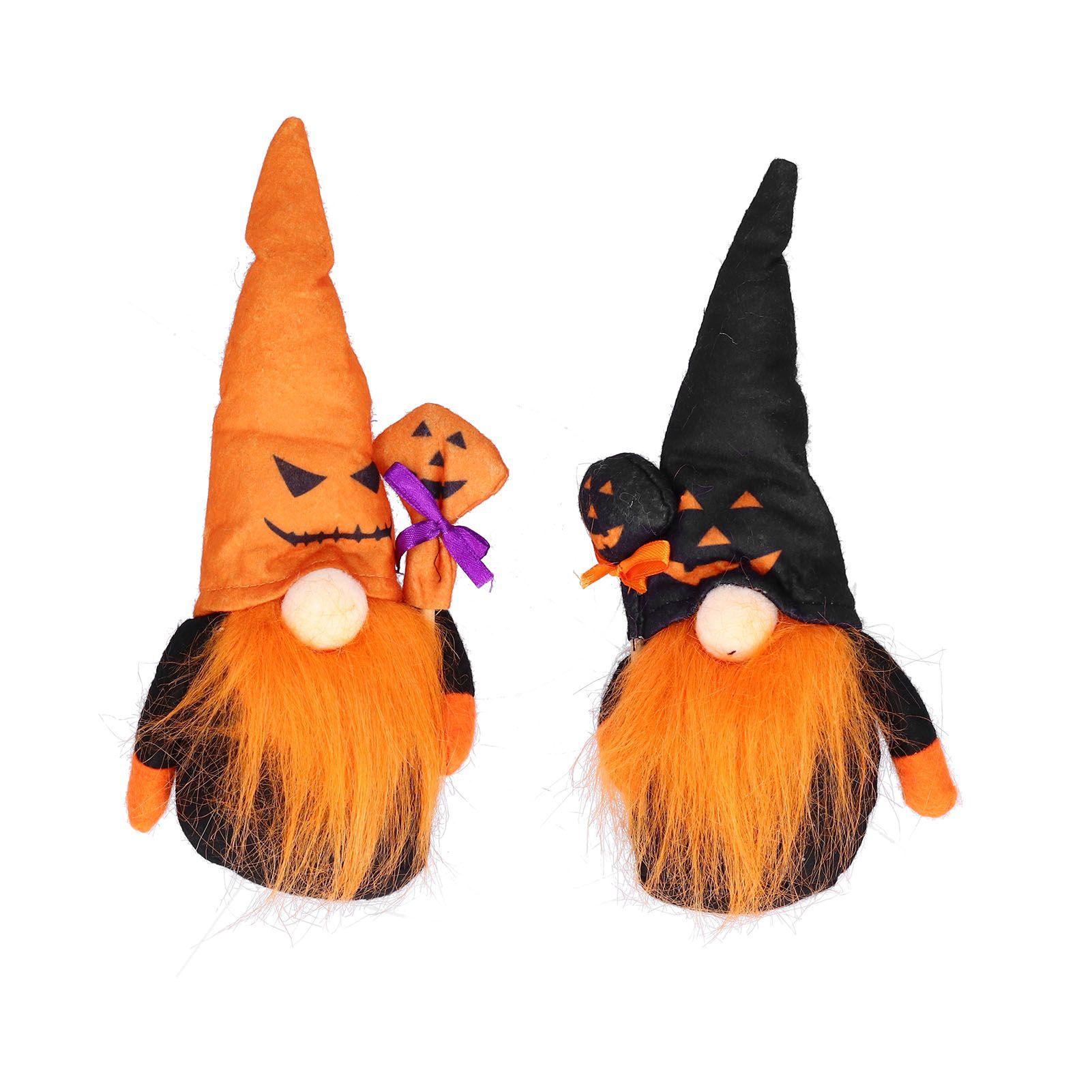 2PCS Halloween Faceless Doll Dwarf Gnome Doll Gifts Party Props Supplies view 2