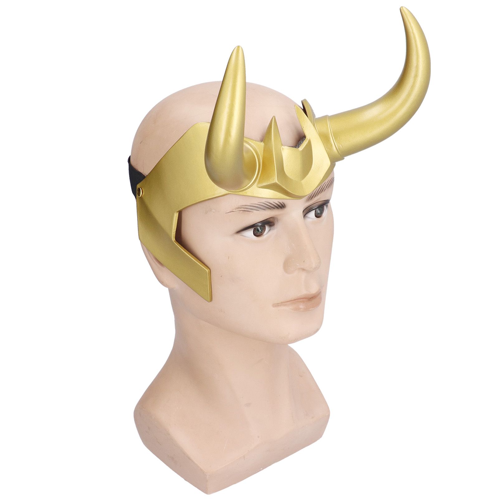 Cosplay Horn Headwear Headband Helmet Halloween Party PVC Costume Prop Gifts view 7