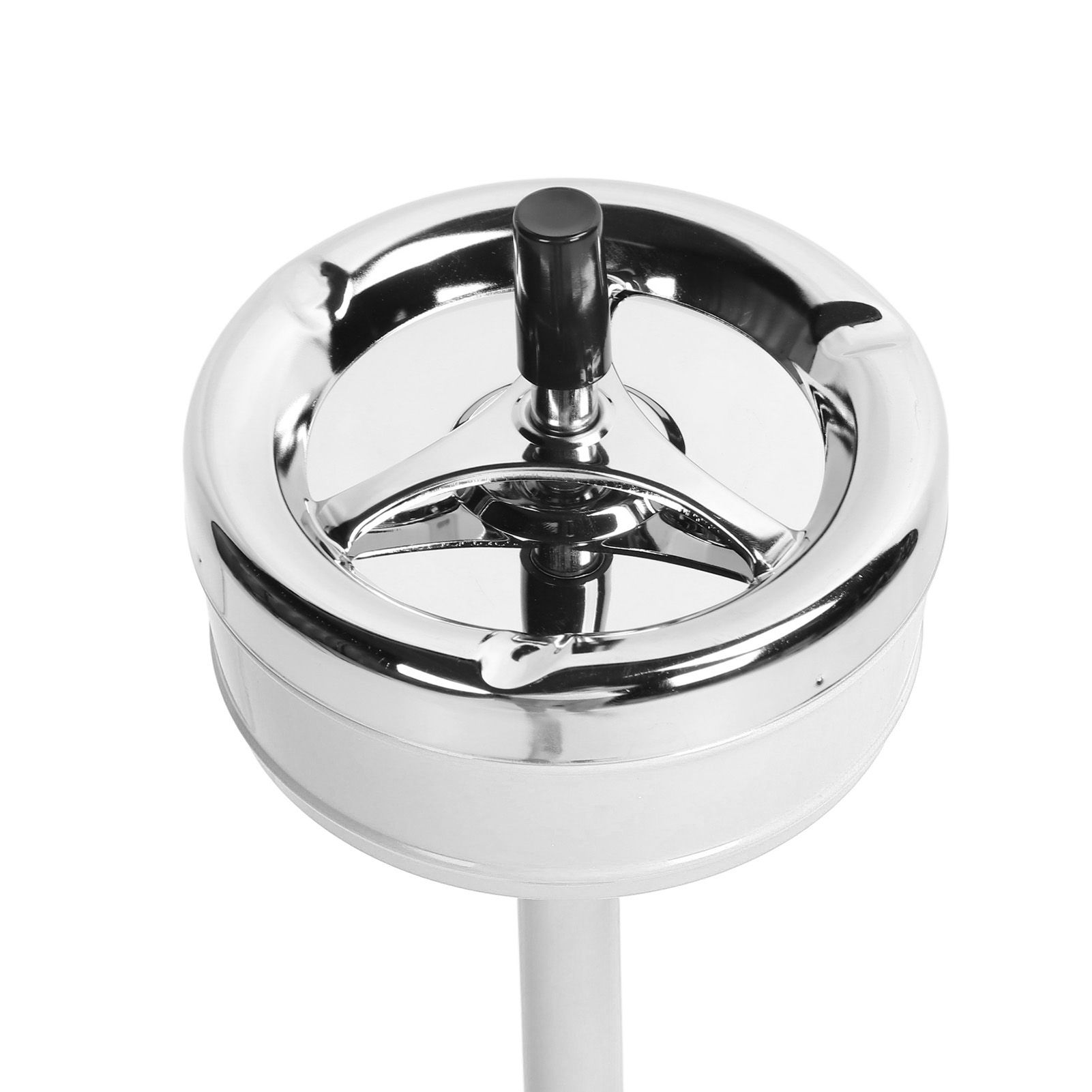 Floor Ashtray Self Cleaning Detachable Adjustable Height Standing Ash Tray view 7