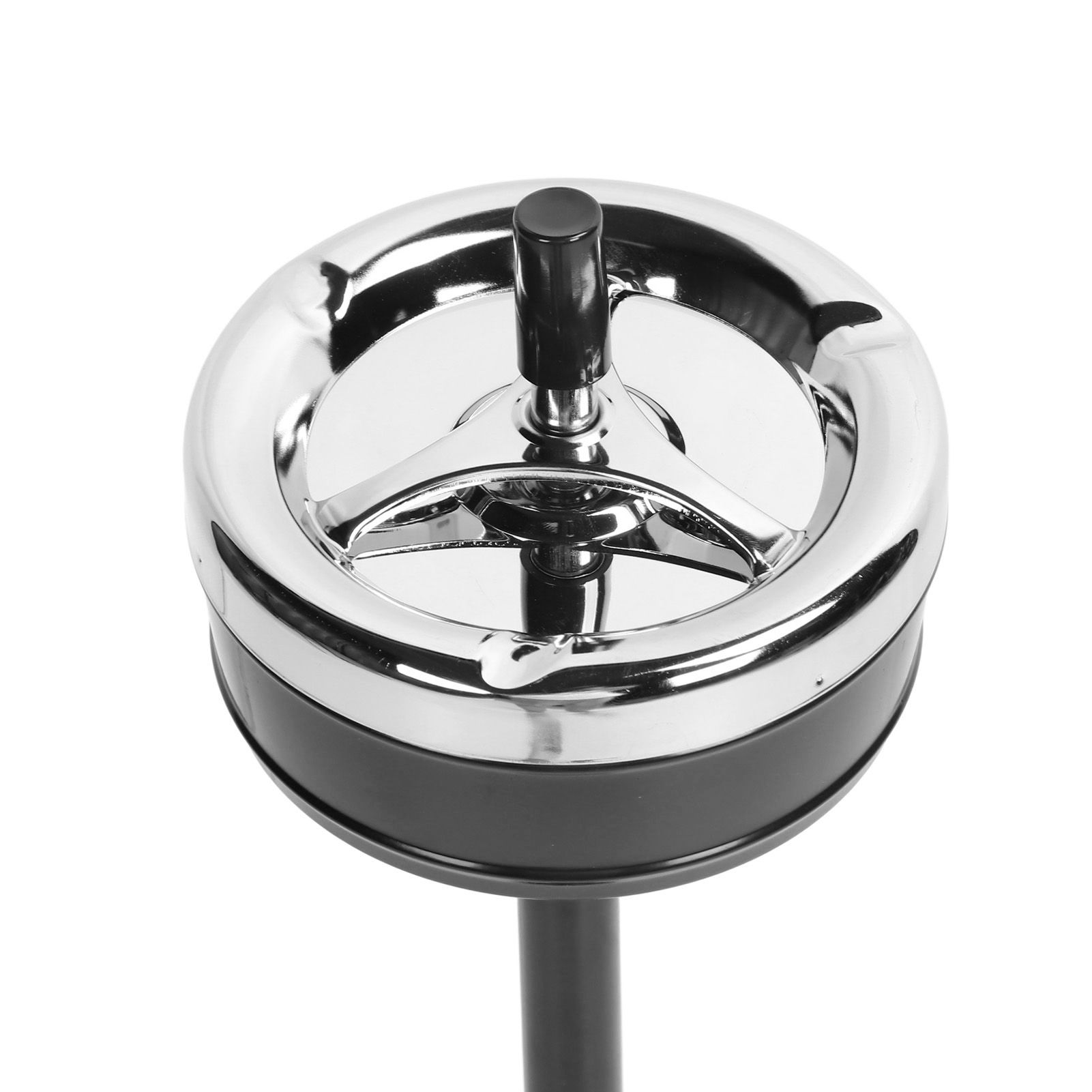 Floor Ashtray Self Cleaning Detachable Adjustable Height Standing Ash Tray view 7