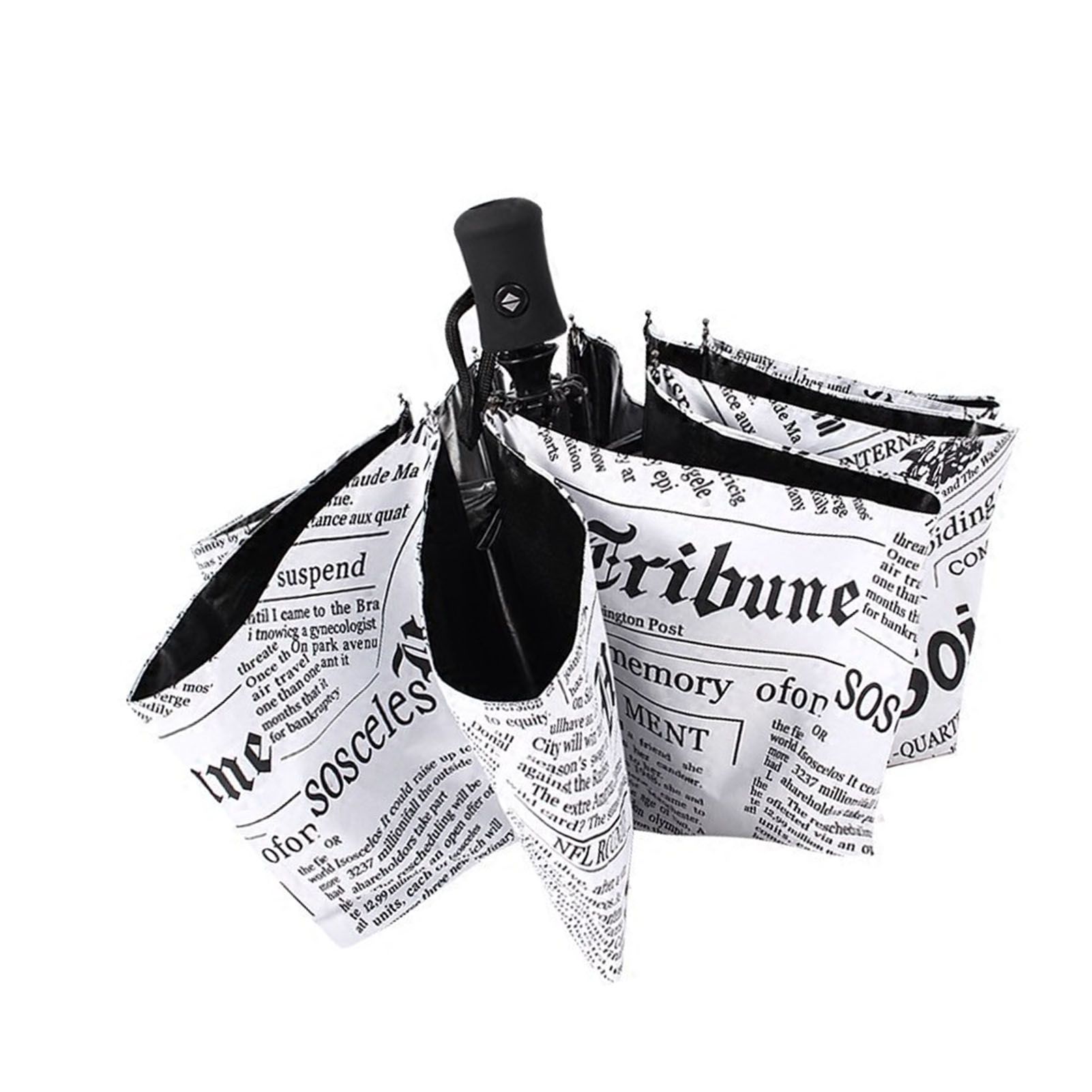 Automatic Folding Umbrella Unique Design Lightweight Sun Rain Umbrella for