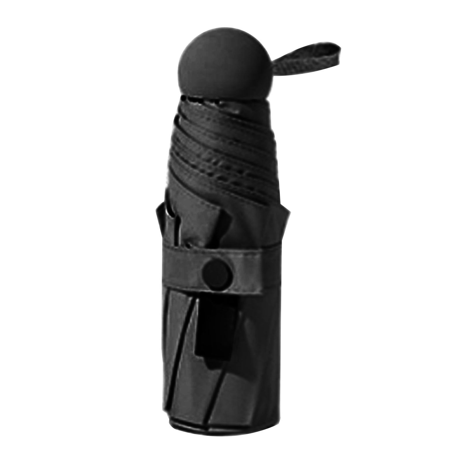 Folding Travel Mini Umbrella Windproof UV Protection Lightweight Portable Sun view 2