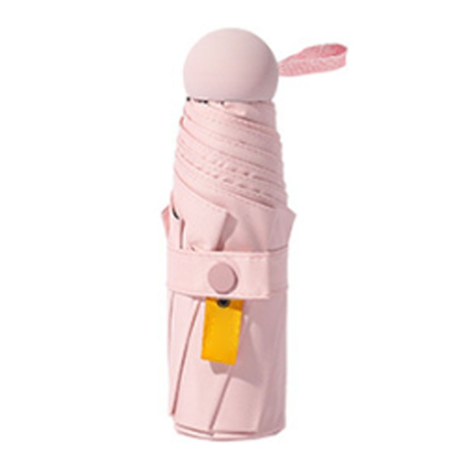 Folding Travel Mini Umbrella Windproof UV Protection Lightweight Portable Sun view 2