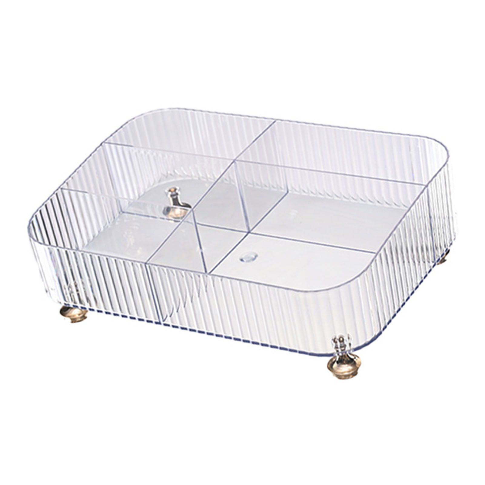 Desktop Organizer Multi Compartment Storage Box Countertop Plastic Cosmetic view 6