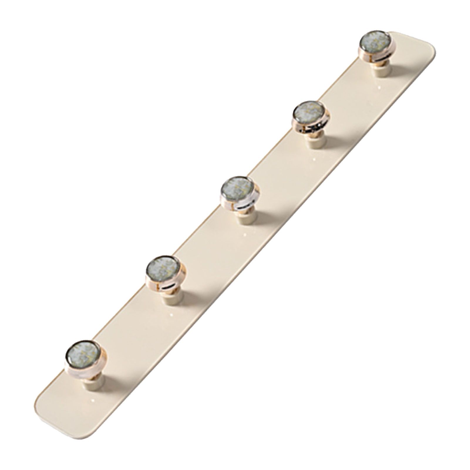 Wall Mounted Round Hook 5 Hooks Multifunction Self Adhesive Wall Hanging Rack — image 1