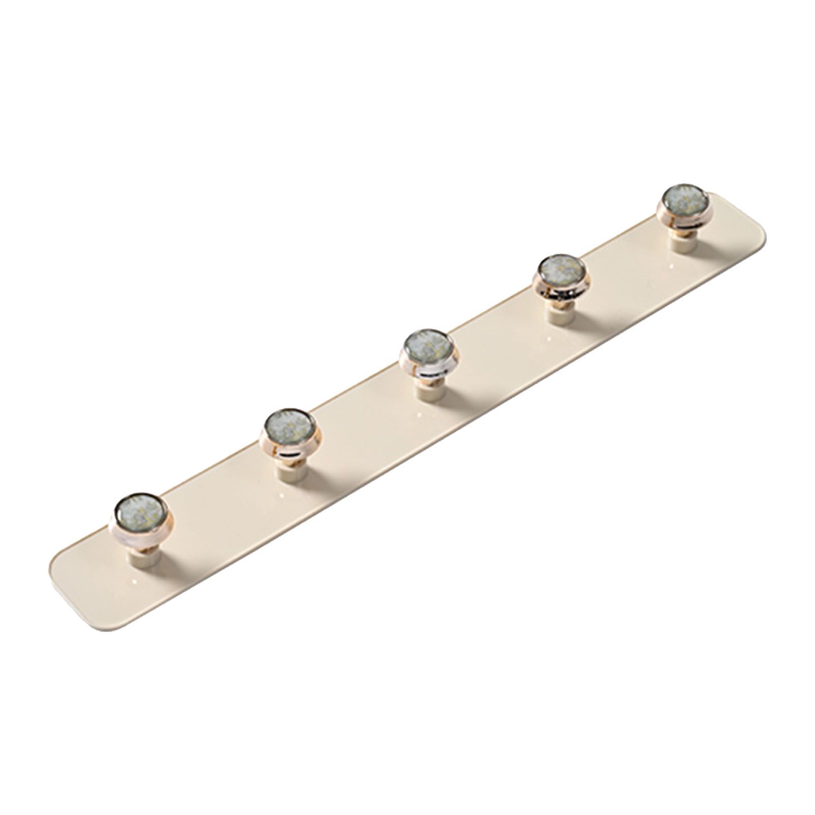 Wall Mounted Round Hook 5 Hooks Multifunction Self Adhesive Wall Hanging Rack view 3