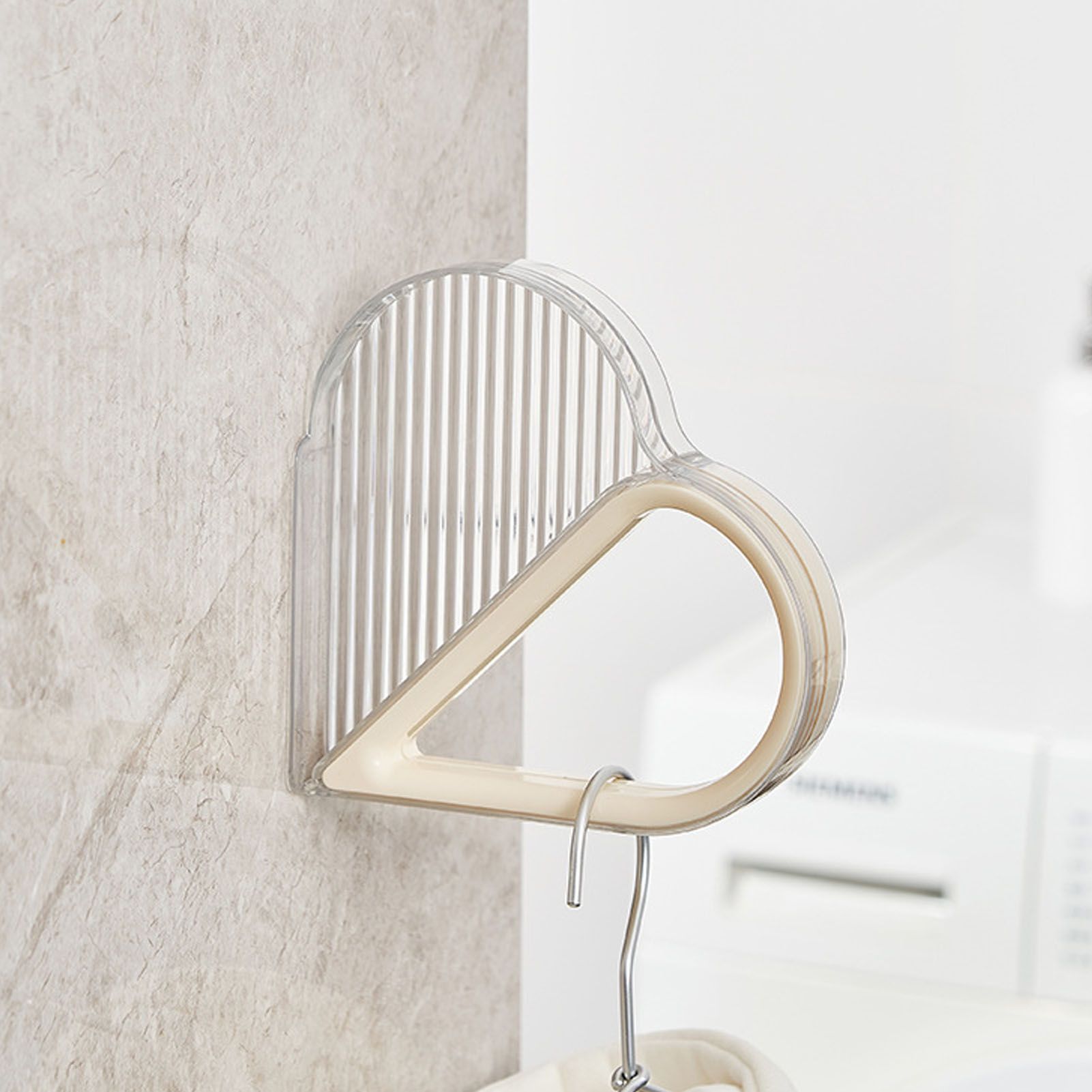 Hanger Organizer Wall Mounted Stacker Clothes Hanger Holder Rack for Closet view 9