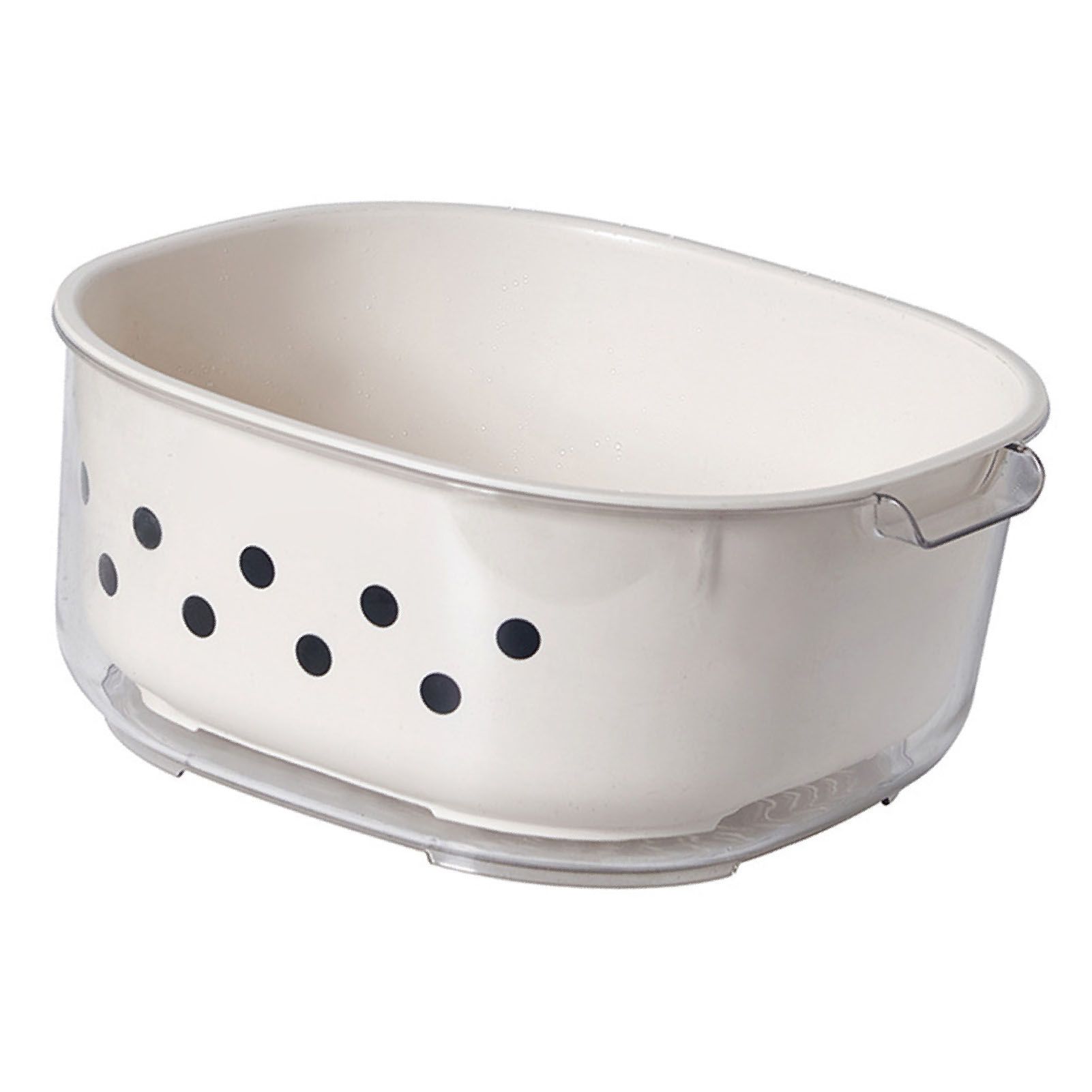 Kitchen Colanders Bowl Set Large Capacity Multipurpose Double Layer Fruit view 4