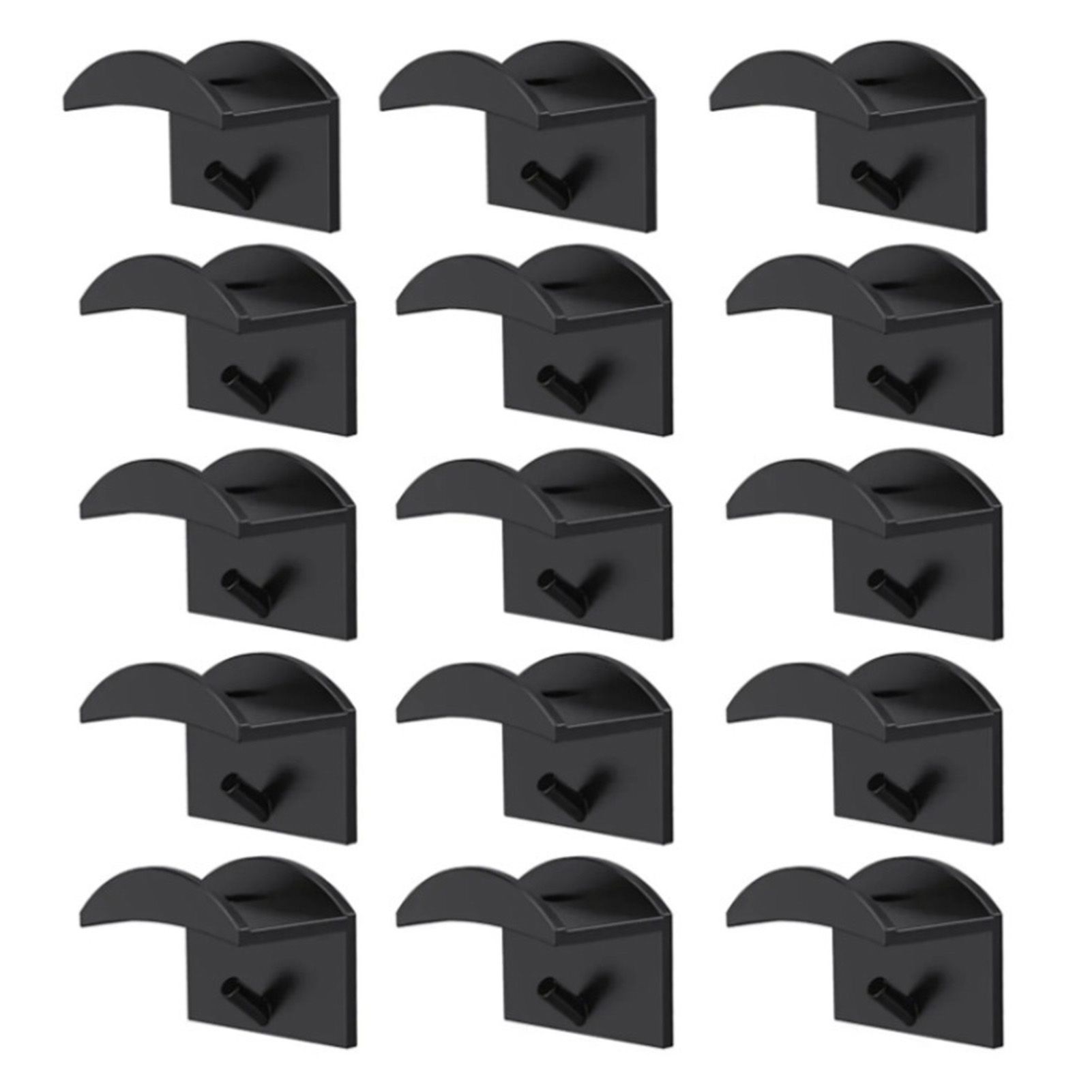 Adhesive Hat Hook Hole Free Multifunctional Plastic Hat Holder Organizer for Home view 2