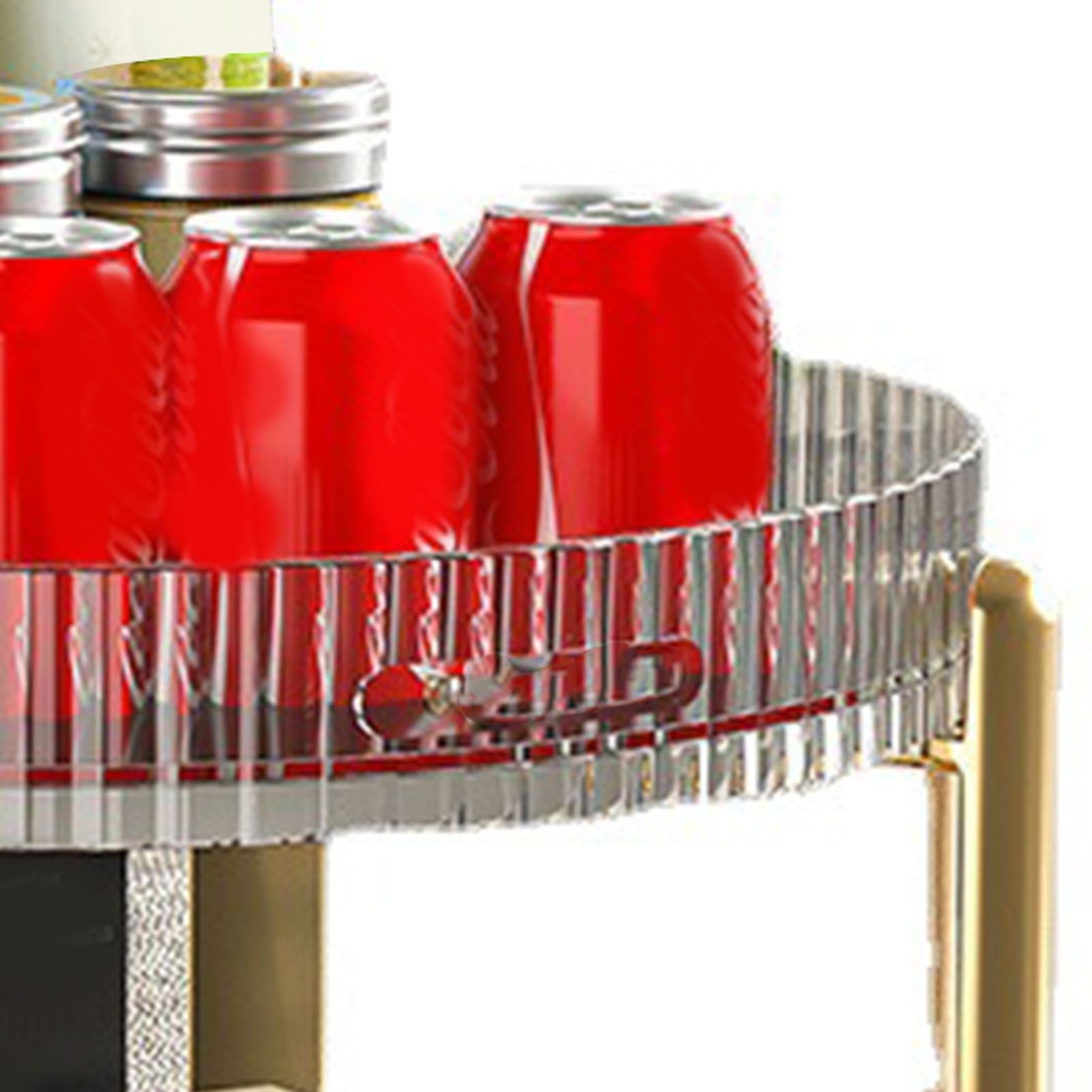 Makeup Storage Holder Rack Transparent 2 Tier Multifunctional Countertop view 5