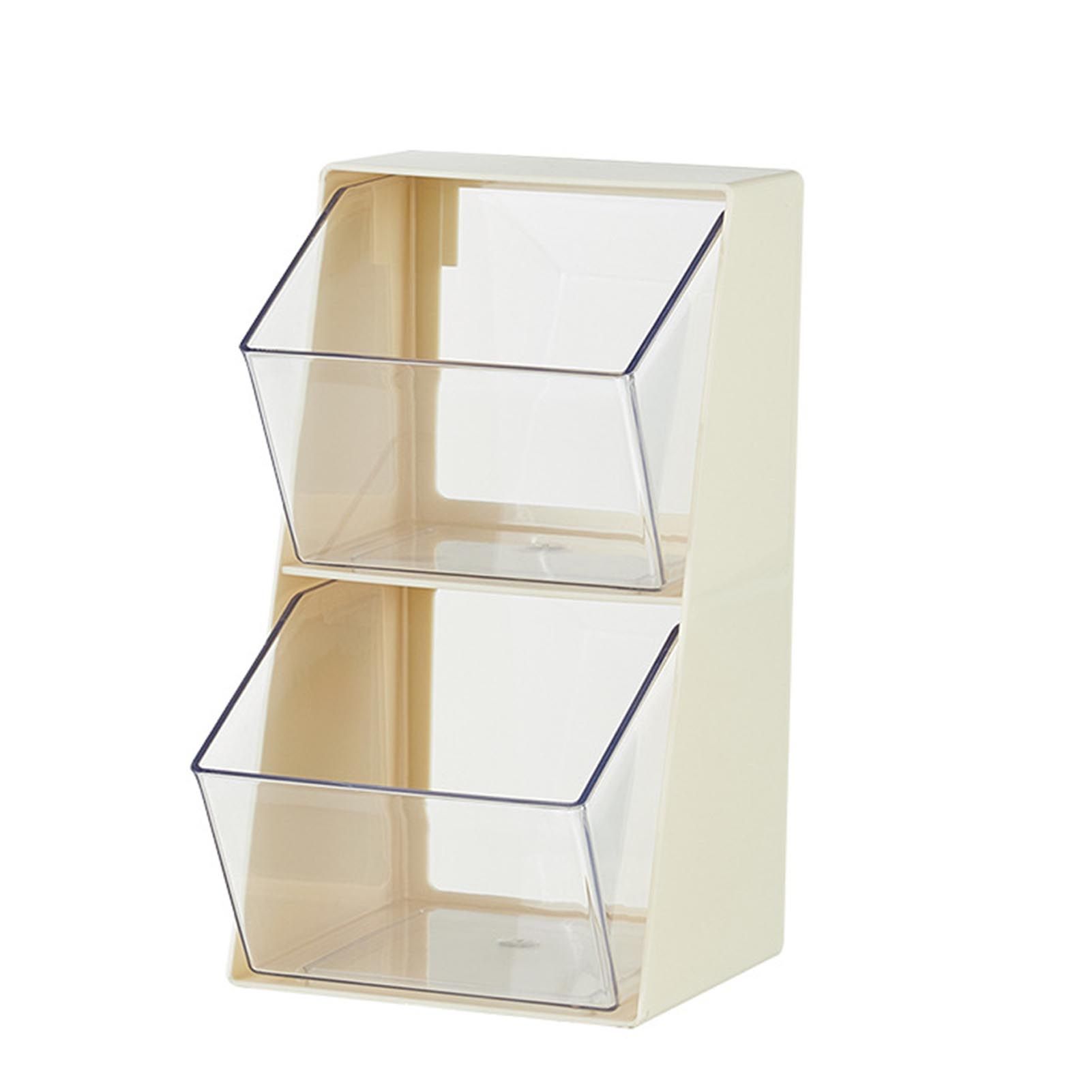 Tea Bag Organizer 2 Layer Clear Bar Accessories Dust Proof Coffee Pod Holder view 3