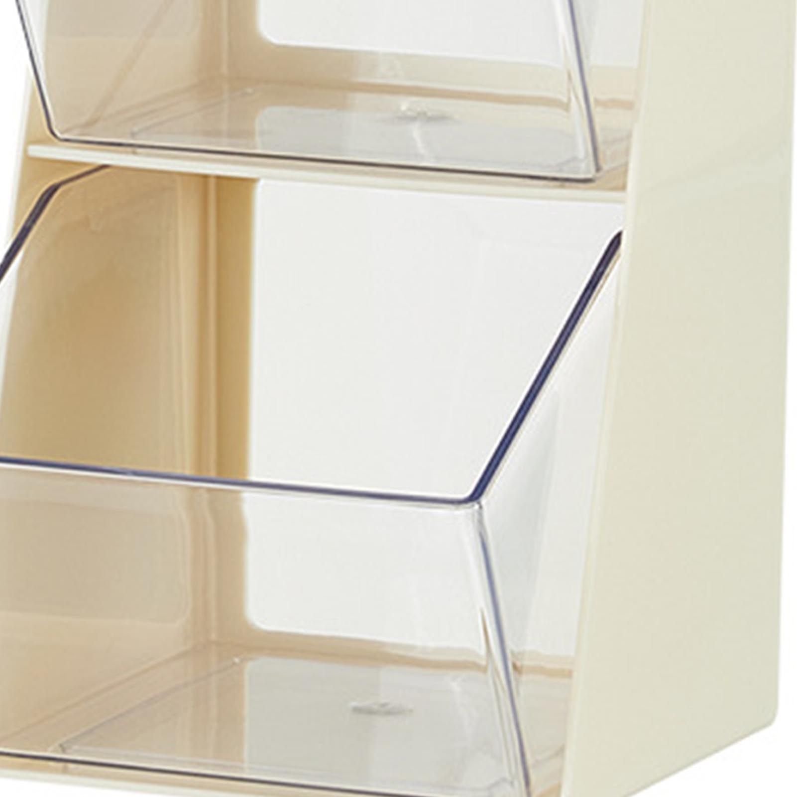 Tea Bag Organizer 2 Layer Clear Bar Accessories Dust Proof Coffee Pod Holder view 5